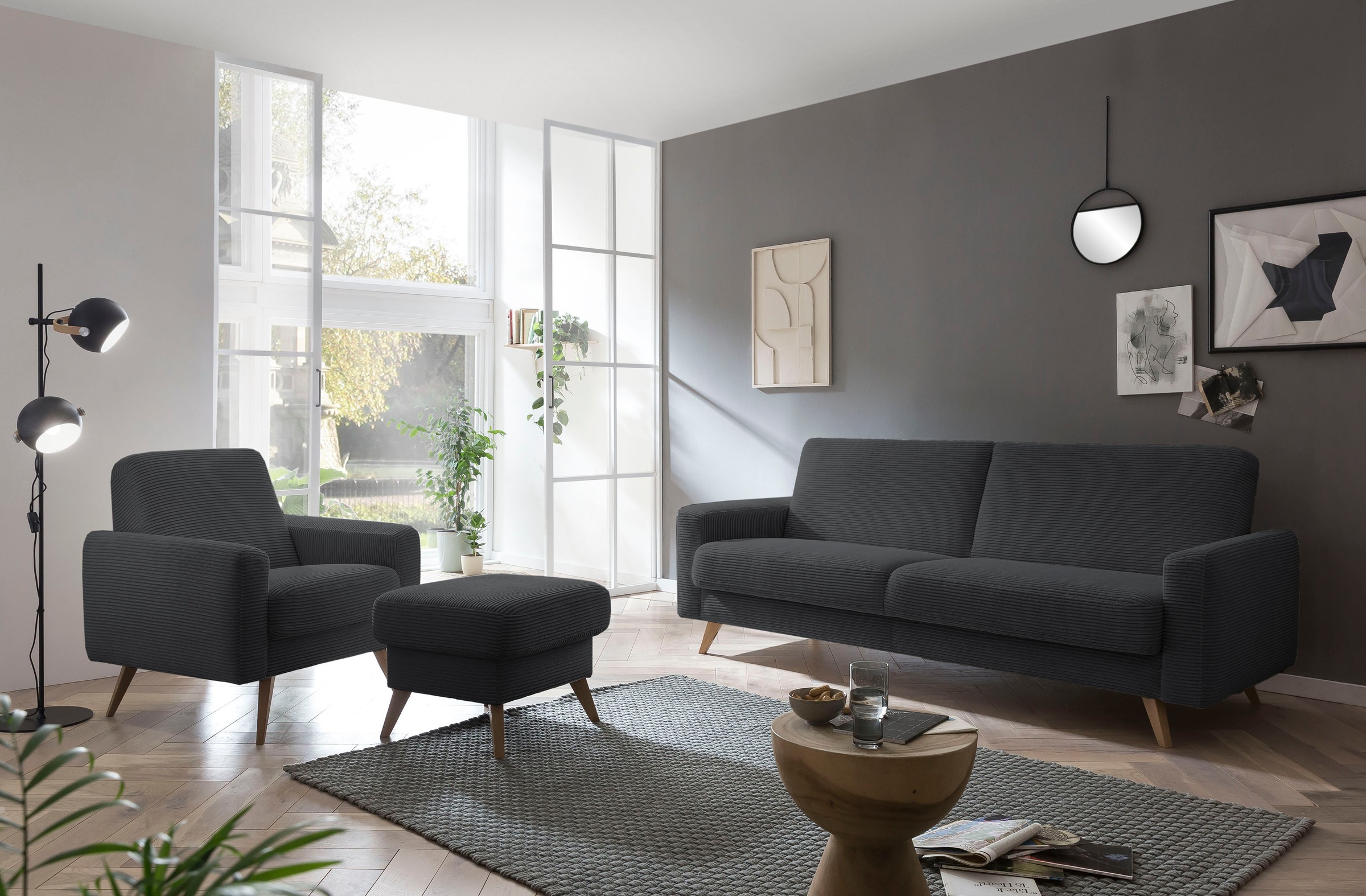 exxpo - sofa fashion Sessel »Samso, Loungesessel«, elegant und bequem, aktu günstig online kaufen