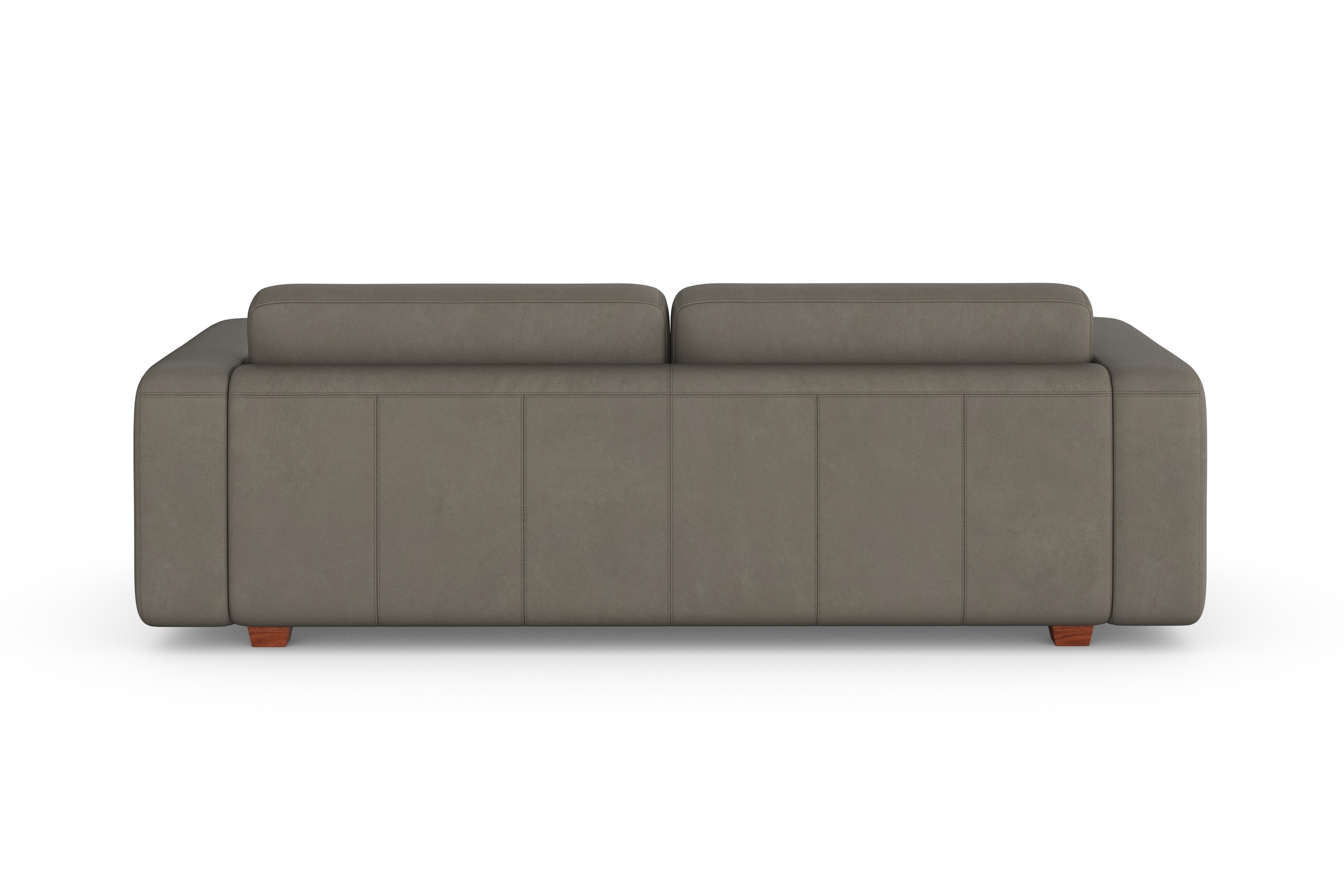 machalke® 3-Sitzer »valentino«, mit breiten Armlehnen, Füße Walnuss, Breite 221 cm