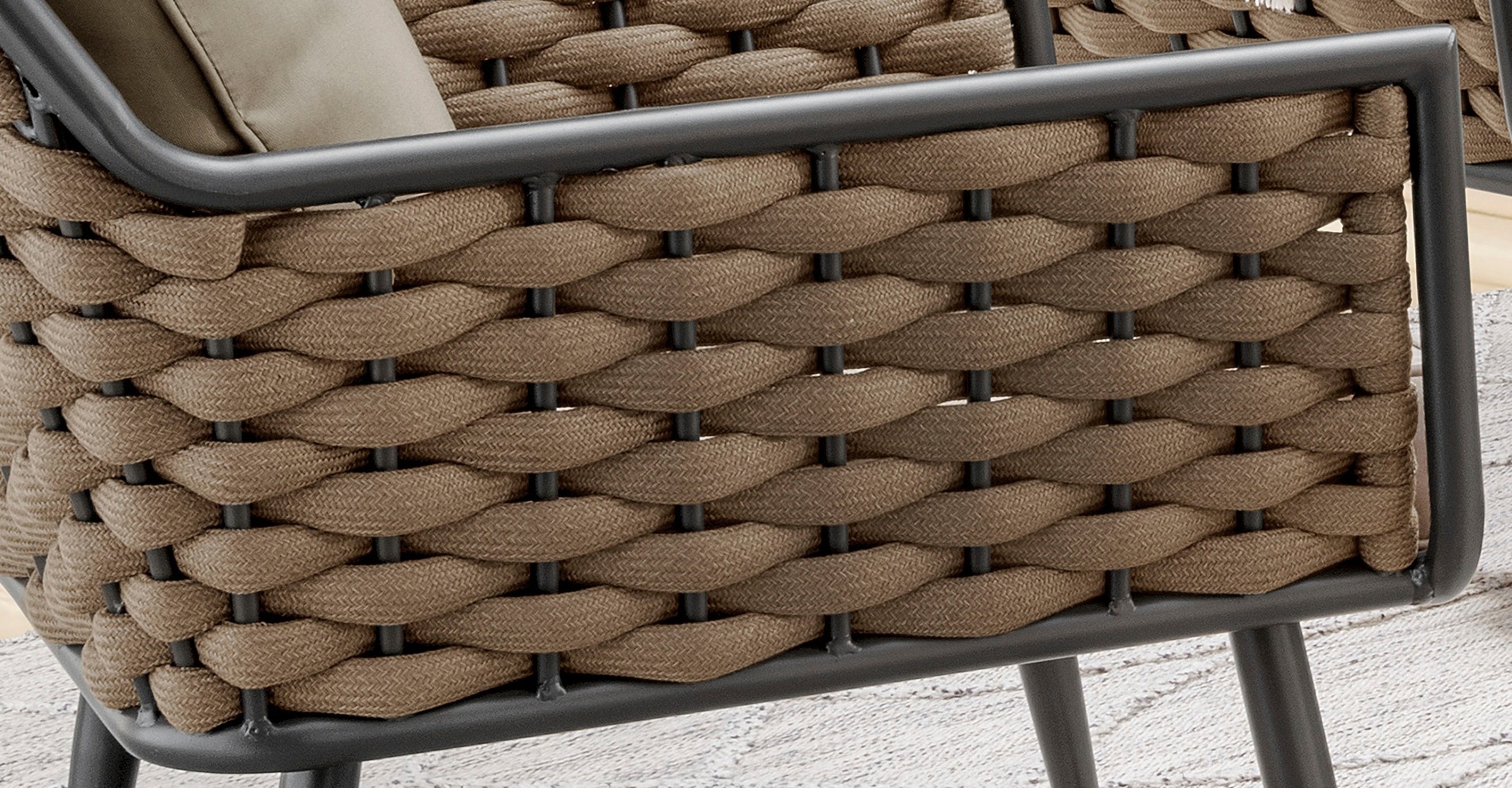 Destiny Gartenlounge-Set »RAVENNA« 1x 2er Sofa, 2x Sessel, 2x Tisch, inkl. günstig online kaufen