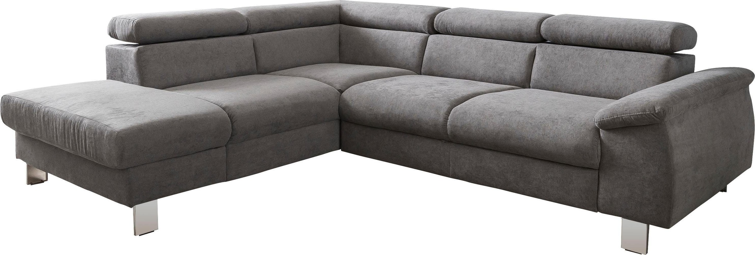COTTA Ecksofa »Komaris L-Form, B: 249 cm« mit Kopfteilverstellung, optional günstig online kaufen