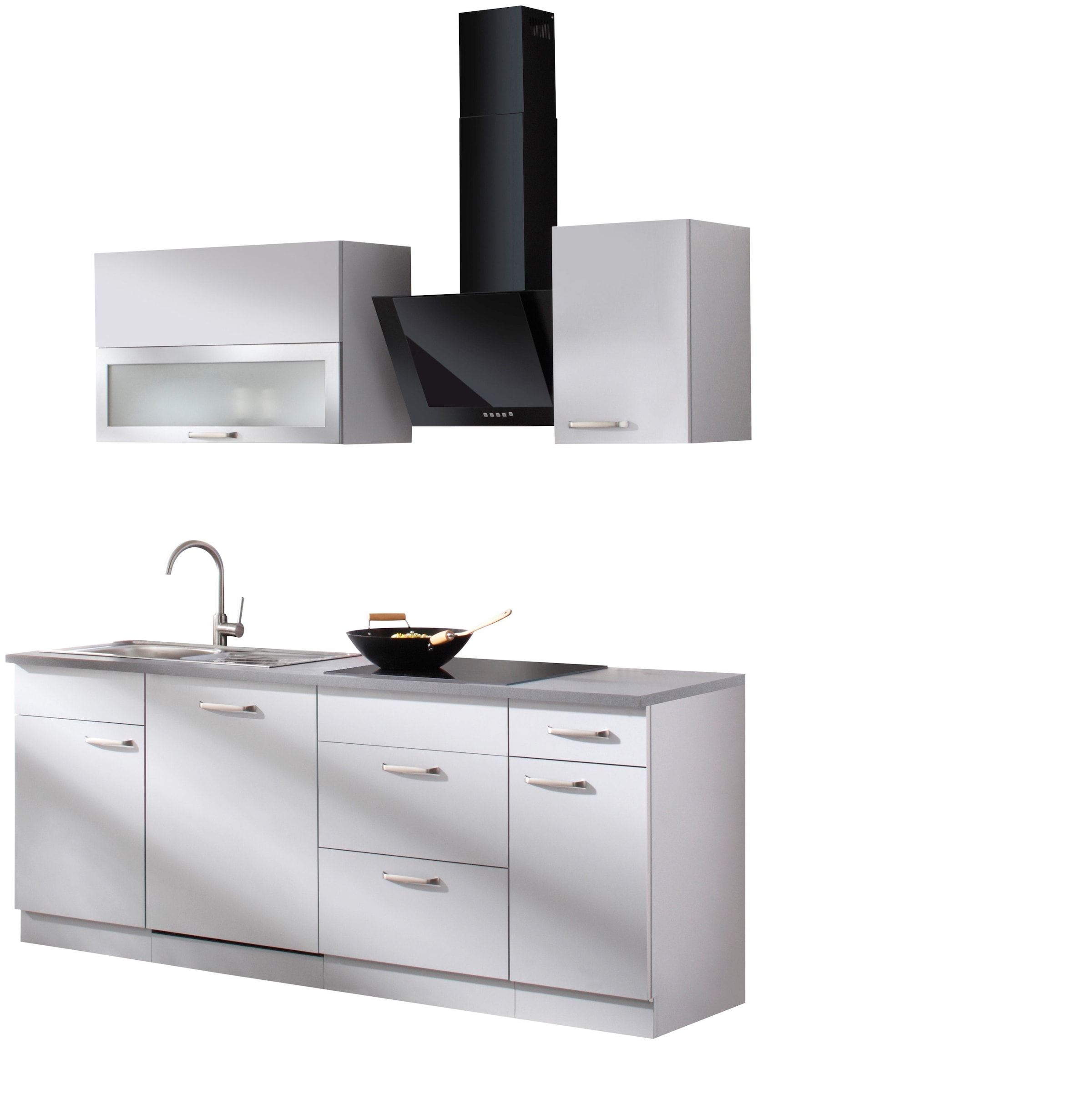 wiho Küchen Küchenzeile »Michigan« Breite 210 cm