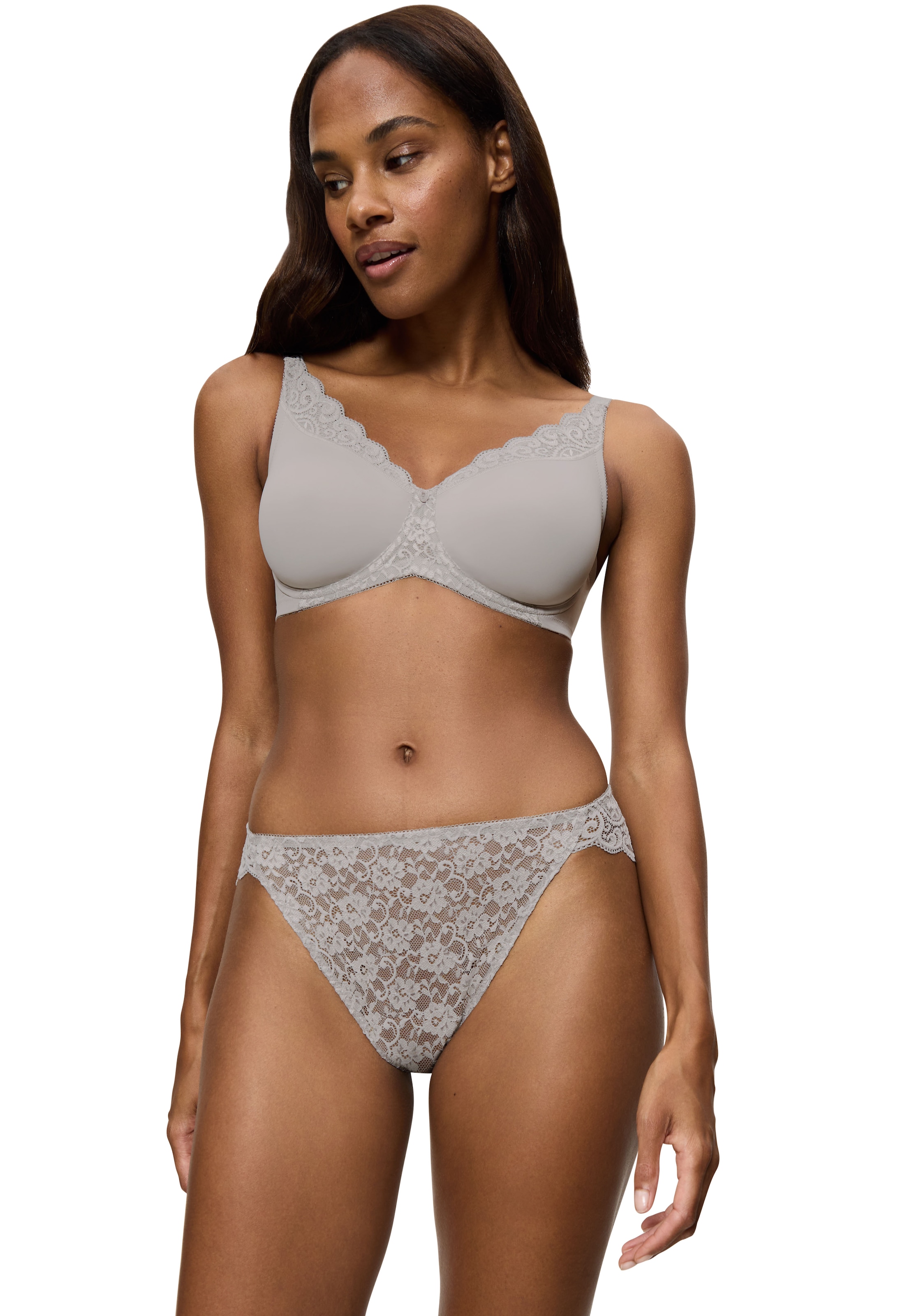 Triumph Slip »Amourette Highleg Tai«, Strech-Spitze