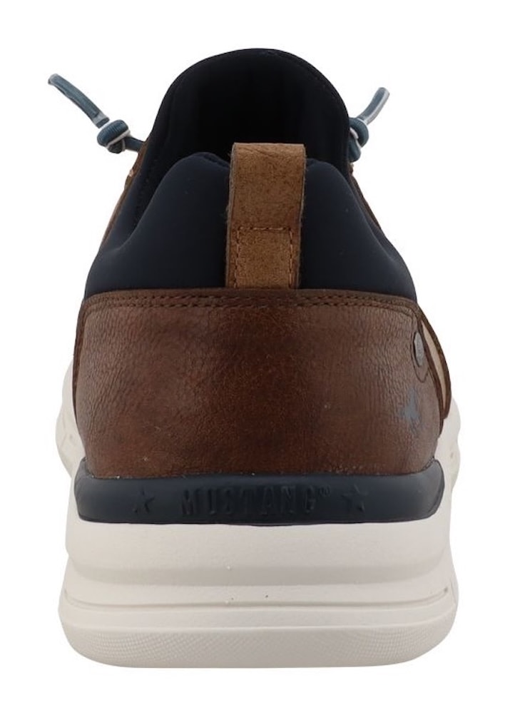 Mustang Shoes Slip-On Sneaker »Gregorio«  Schlupfschuh, Freizeitschuh, Halbschuh mit elastischen Schnürsenkeln