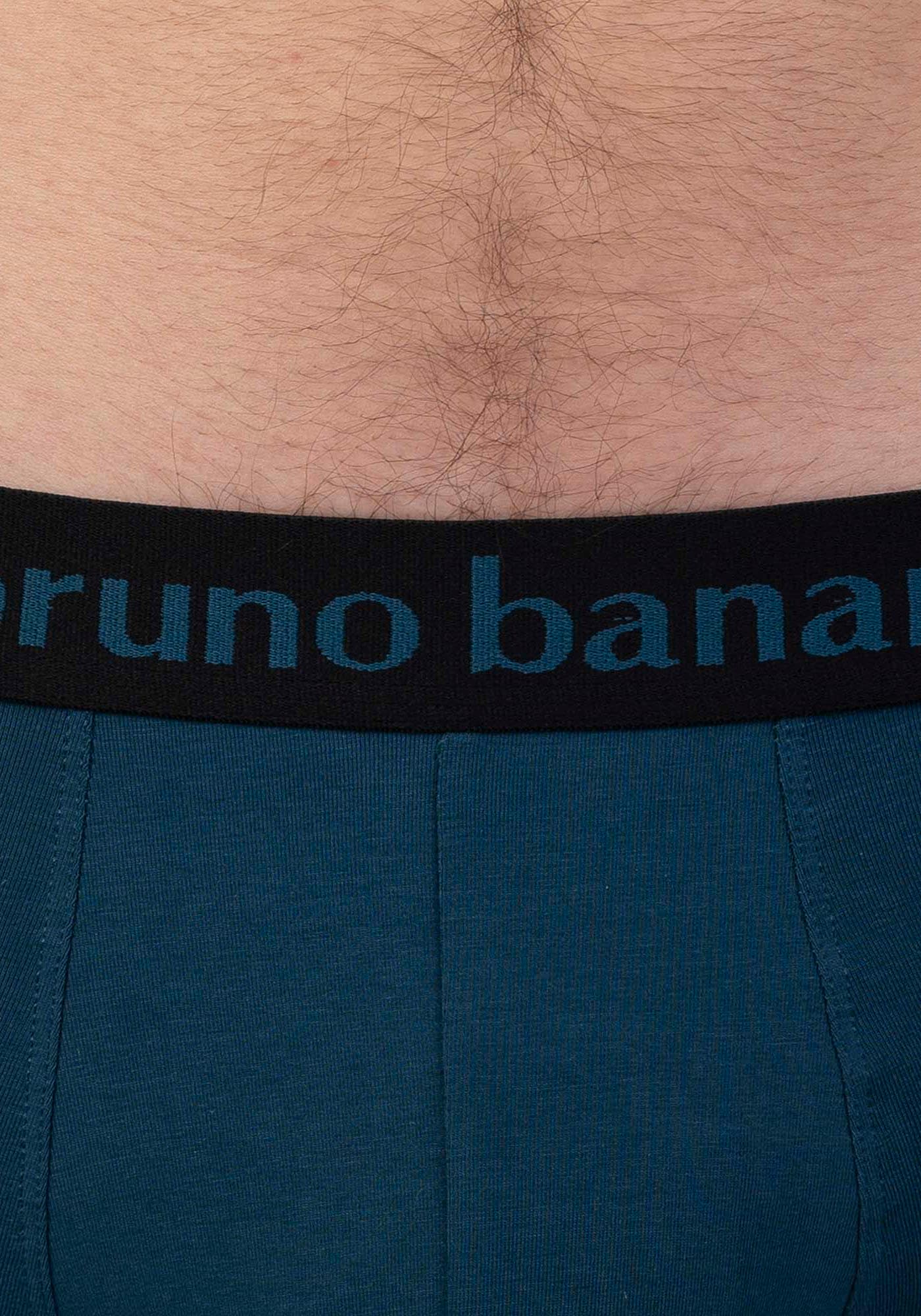 Bruno Banani Boxershorts »FLOWING«, (2er-Pack), mit kontrastfarbenem Bündchen