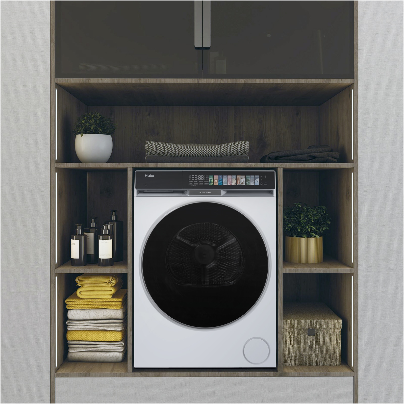 Haier Wärmepumpentrockner »HD90-A687U1« G9 Serie Smart AI Automatikprogramm & Ultra Sense