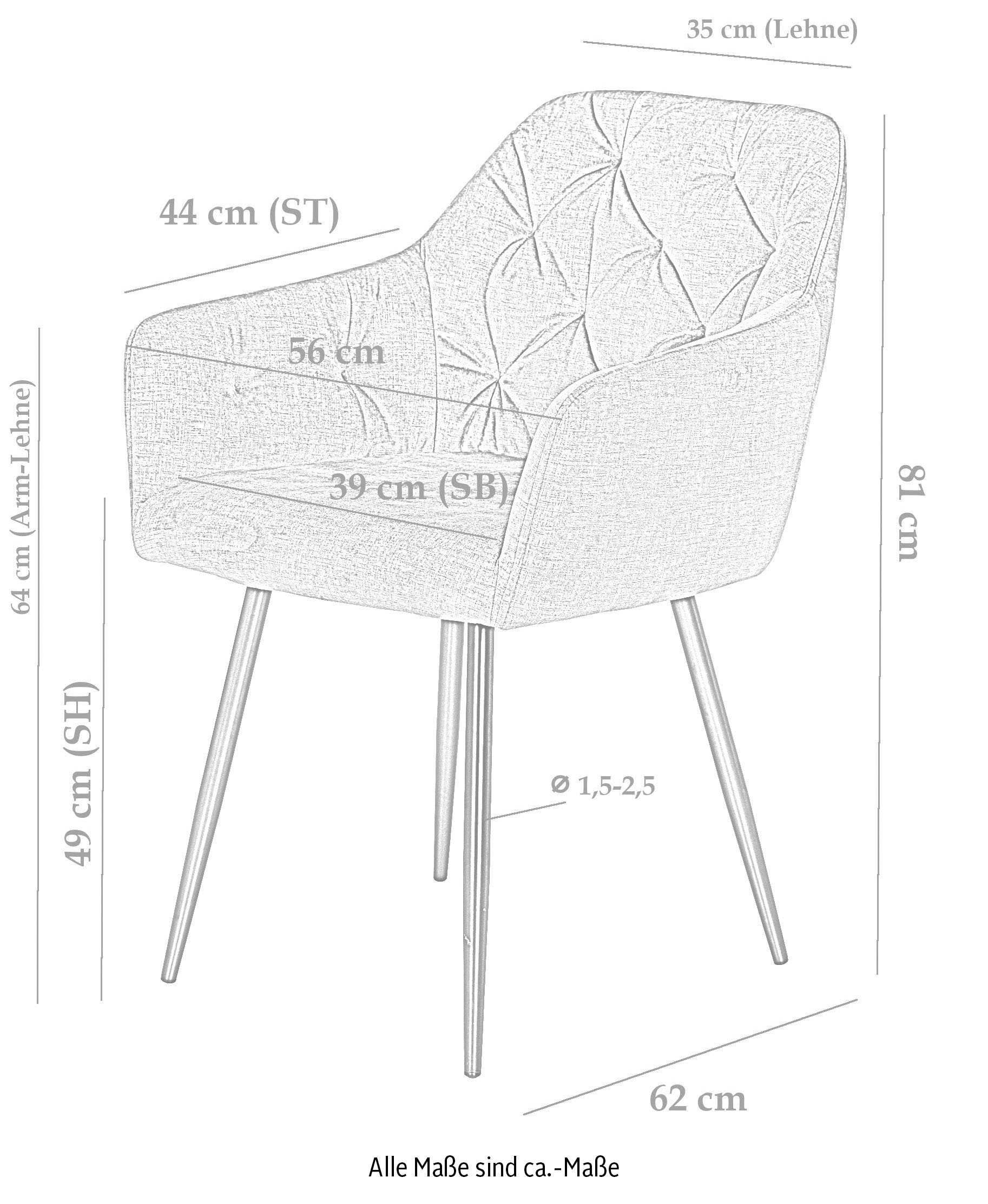 HELA Essgruppe »Jenn«, (5 tlg.), Tisch Hochglanz, 4 Stühle BESTSELLER, Esszimmer Gruppe