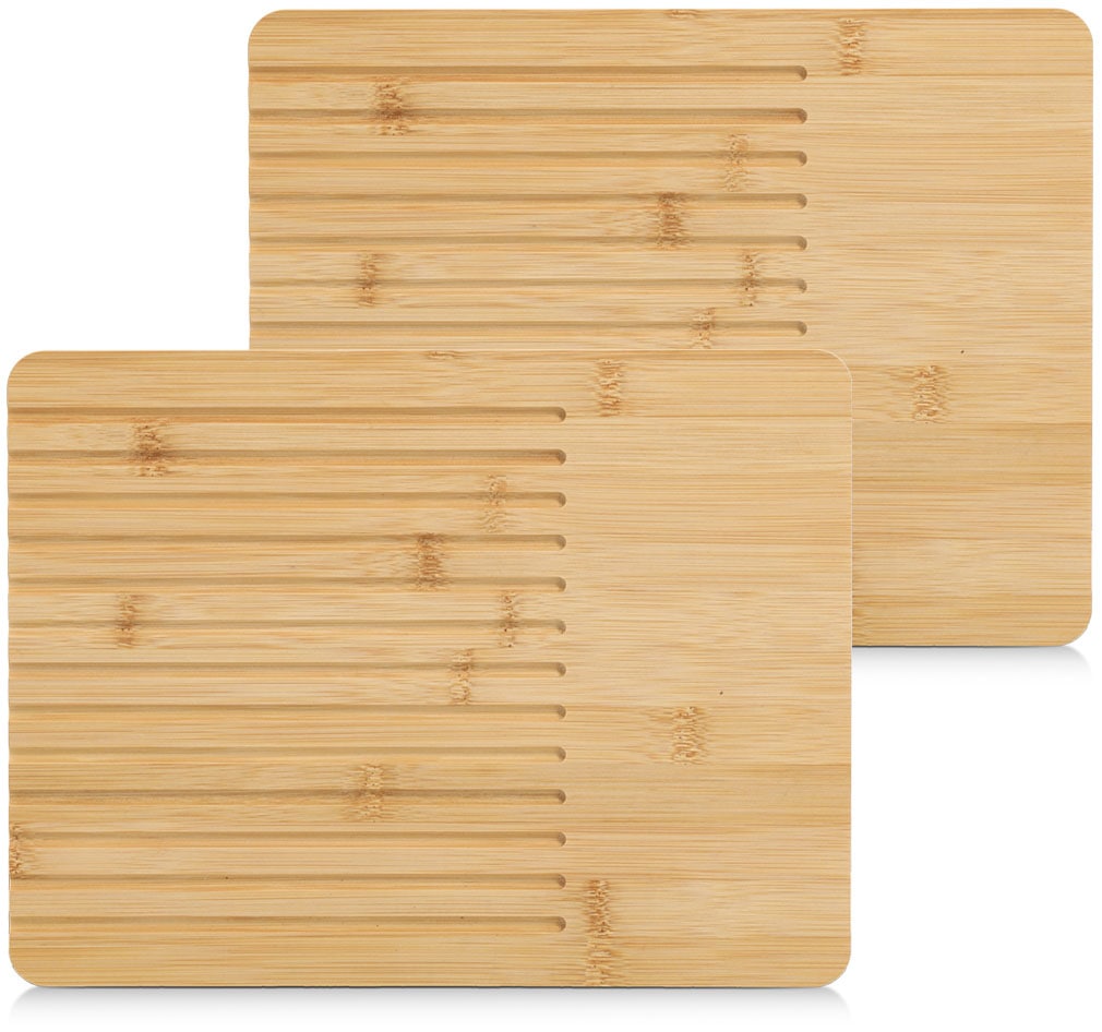 Zeller Present Schneidebrett »Brot-Schneidebrett, 2-tlg., Bambus« pflegelei günstig online kaufen