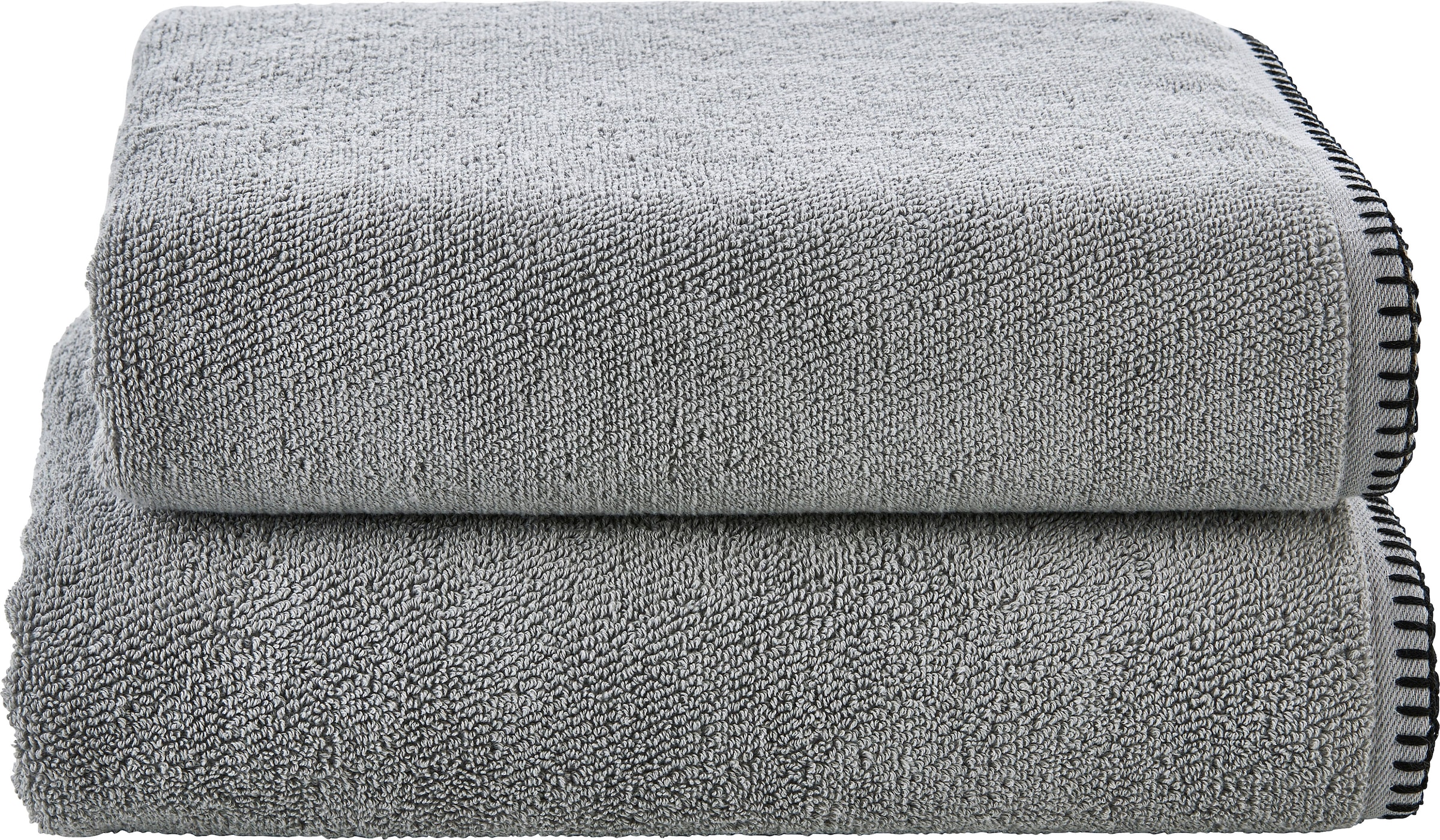 done.® Duschtuch »Deluxe Prime« Uni-Farben, Hotelqualität aus hochwertigem Zwirnfrottier, mit Ziernaht