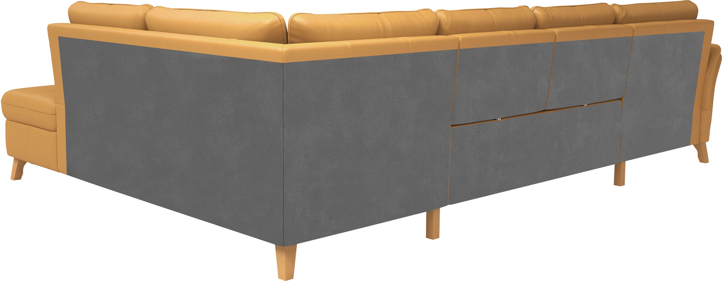 sit&more Wohnlandschaft »Göteborg«, inkl. Sitztiefenverstellung, wahlweise mit Bettfunktion & Bettkasten