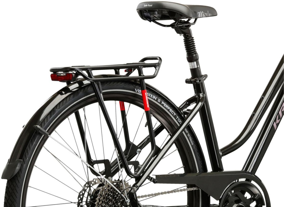 Kross Trekkingrad »Damen-Trekkingrad 28" Trans 7.0 Schwarz 20 Gänge« 20 Gang Shimano CUES U6020 Schaltwerk Kettenschaltung