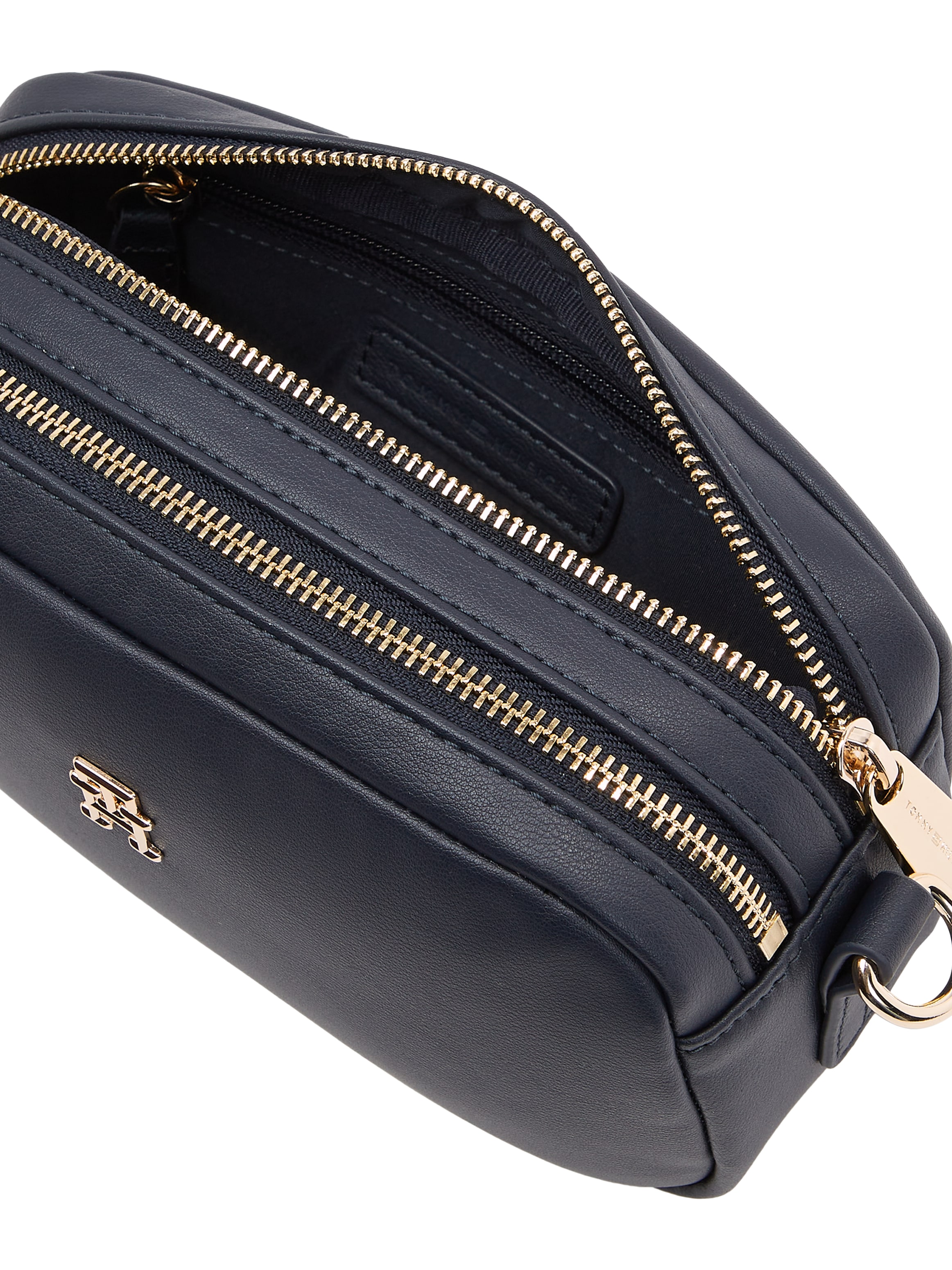 Tommy Hilfiger Umhängetasche »Women POPPY REFORM CAMERA BAG Crossover«, (2 tlg., mit abnehmbarem Schulterriemen), Damen Schultertasche, Minibag, Crossbody-Bag mit TH-Logo