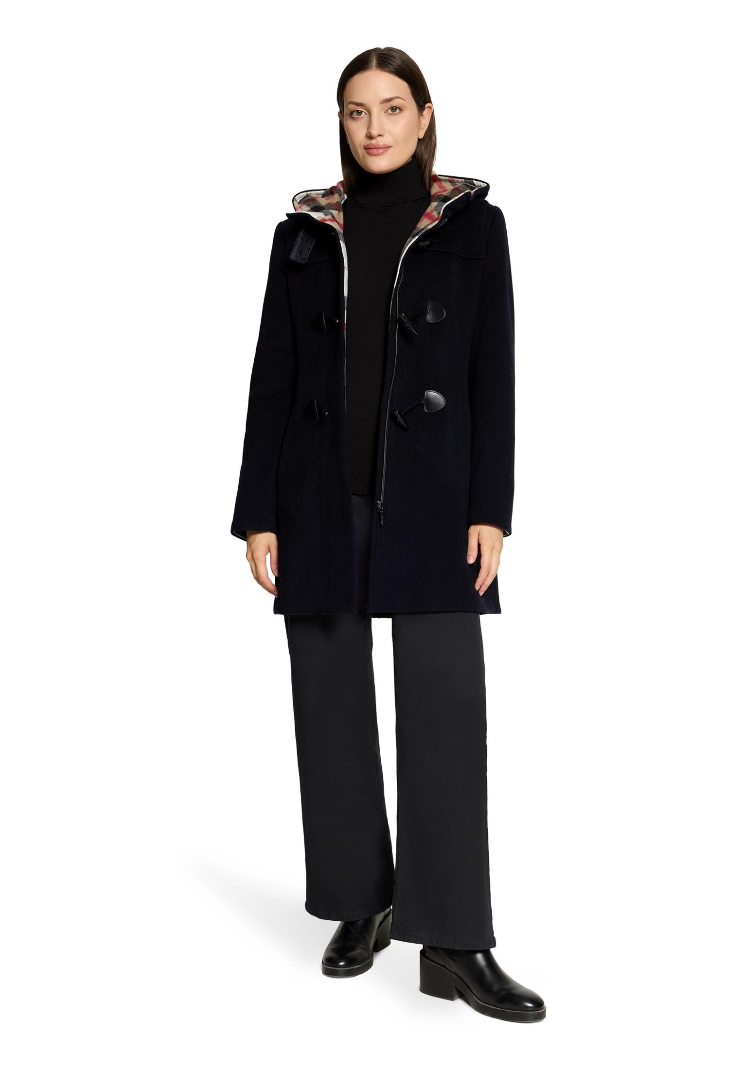 Gil Bret Dufflecoat Dufflecoat mit Kapuze und Wolle/Kaschmir