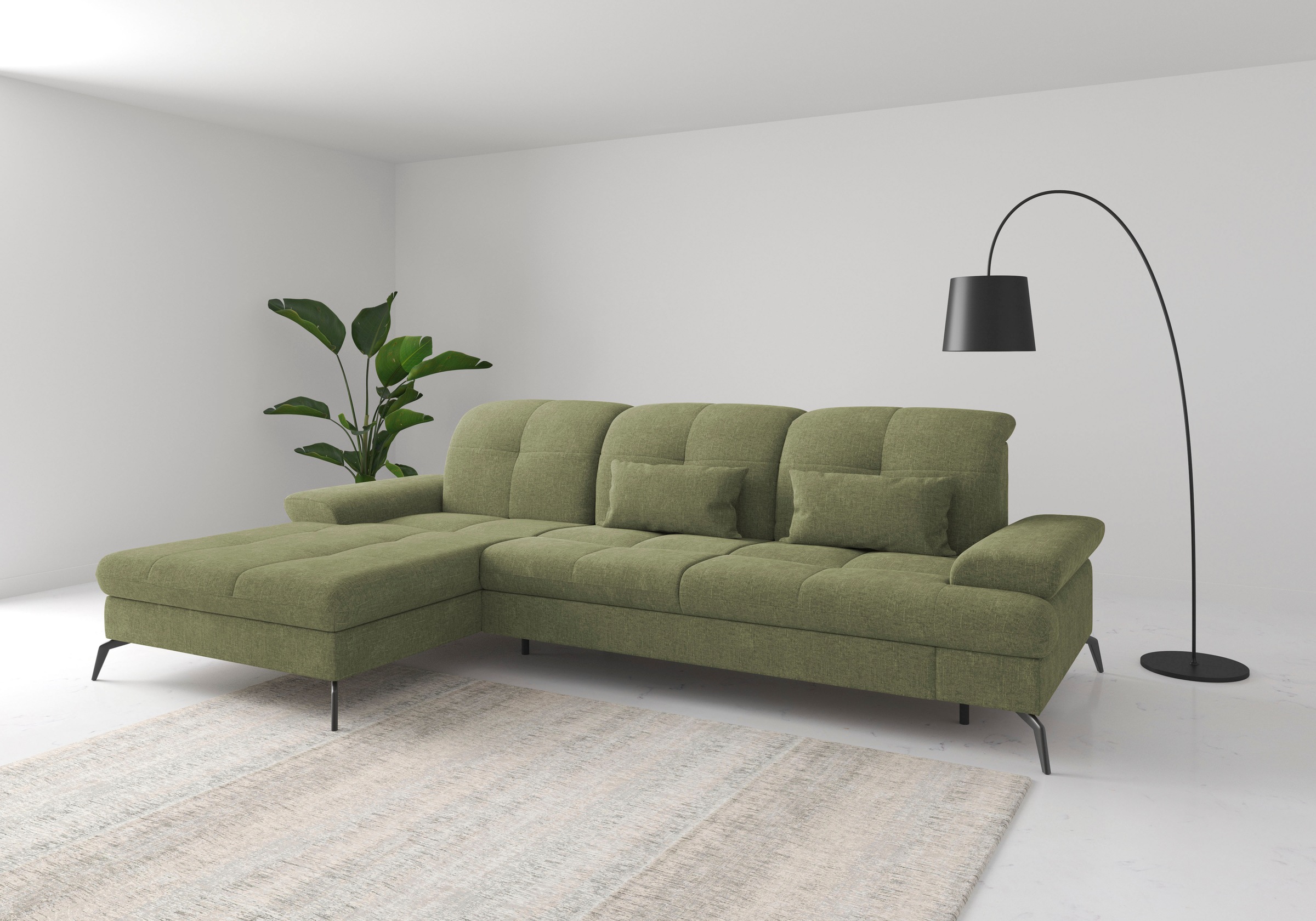 sit&more Ecksofa »Amica, L-Form, inkl. Sitztiefenverstellung & Armteilverst günstig online kaufen