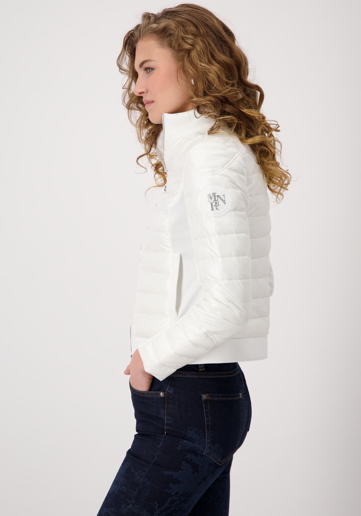 Monari Steppjacke, ohne Kapuze, mit Stehkragen