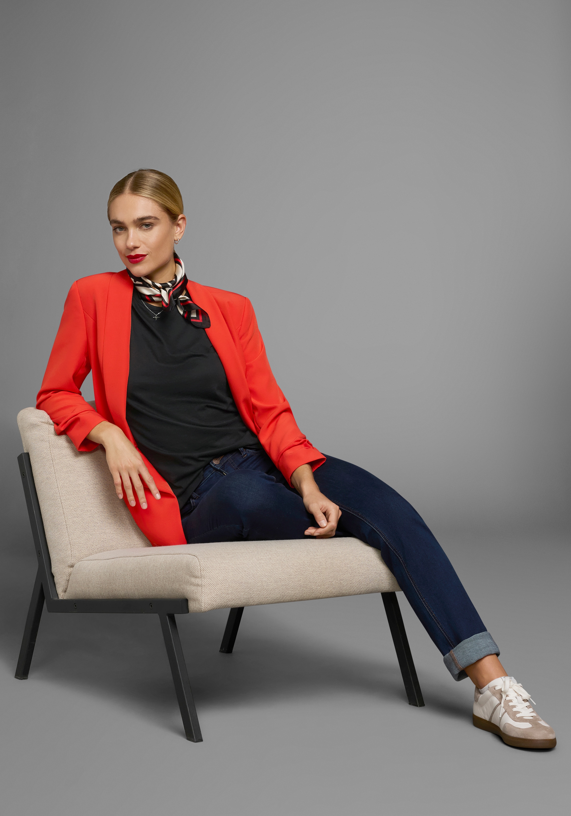 Boysen's T-Shirt Kurzarm,  unifarben,  Rundhals,  für Freizeit und Alltag