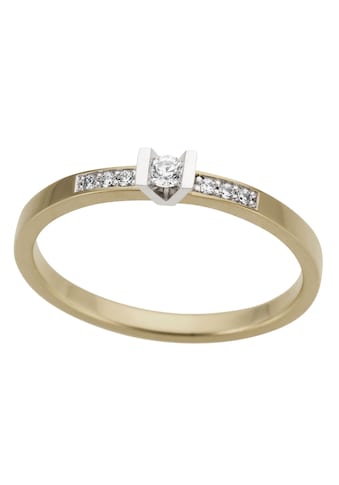 Goldring »Schmuck Geschenk Gold 585, Feminin, massiv«