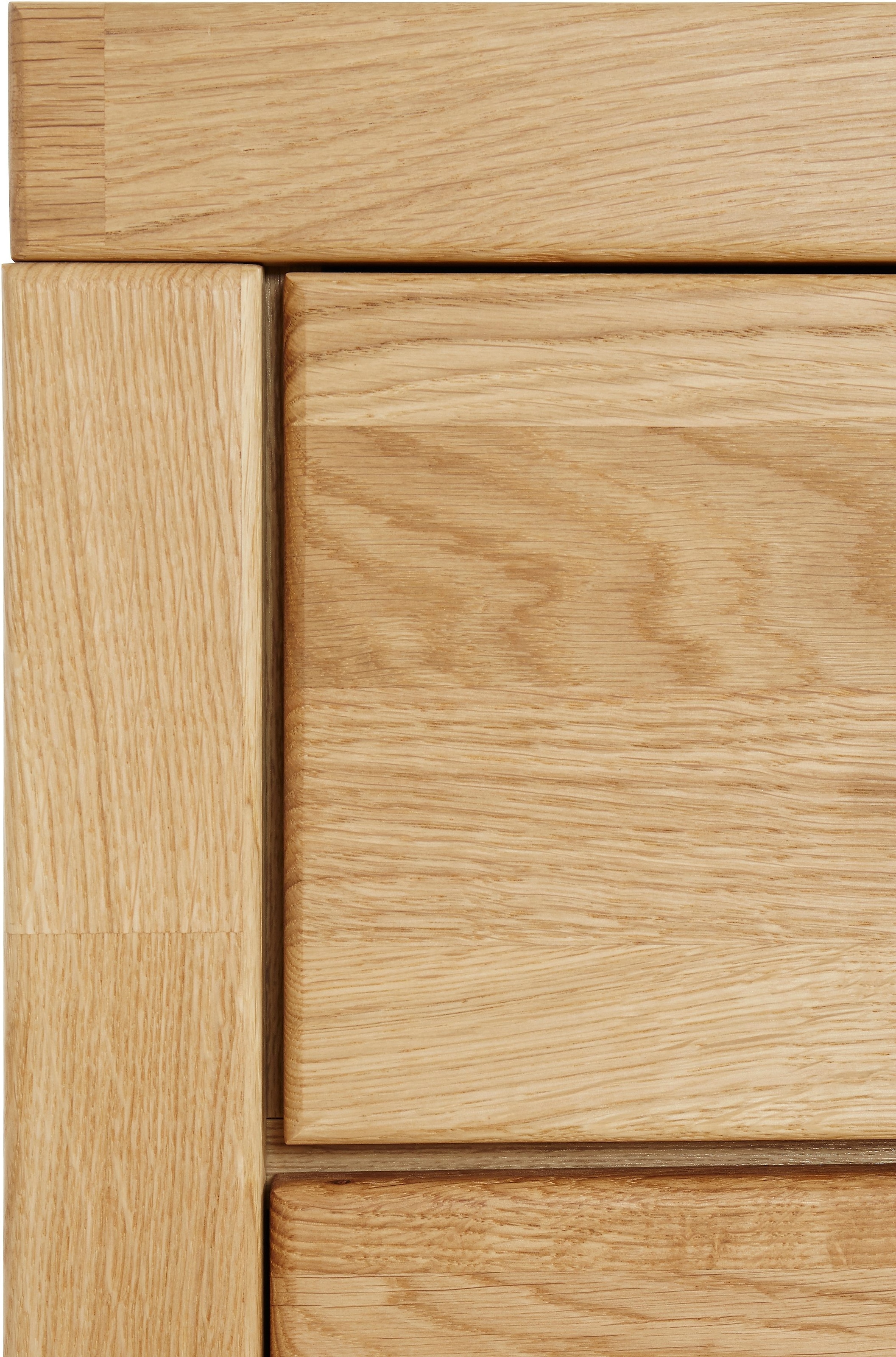 Home affaire Sideboard »Trondheim,200 cm breit,42 cm tief, Fronten Holzmassiv, Metallgriffe«, Korpus aus Holzwerkstoff,4 Türen, 4 Schubladen, insgesamt 8 Fächer