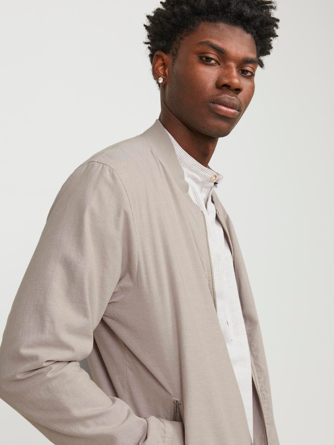 Jack & Jones Bomberjacke »JJESUMMER LINEN BOMBER SN«