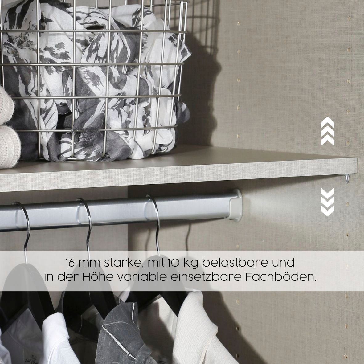 rauch Kleiderschrank »Schrank Garderobe Wäscheschrank HERSBRUCK in 2 Breiten« Breiten: 226 oder 271 cm, Höhe 210 cm, 