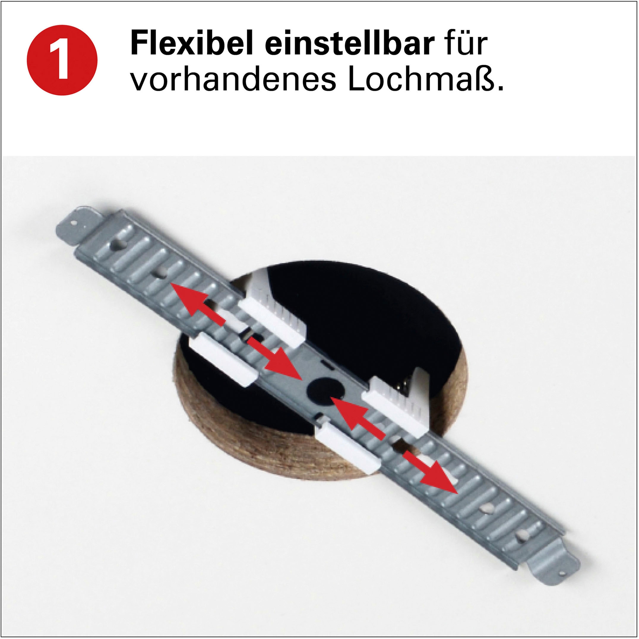näve LED Deckenleuchte »Bonus«, 1 flammig, Leuchtmittel LED-Modul | LED fest integriert, 3 Lichtfarben, 2-in-1-Optik,Ring chrome magetisch abnehmbar