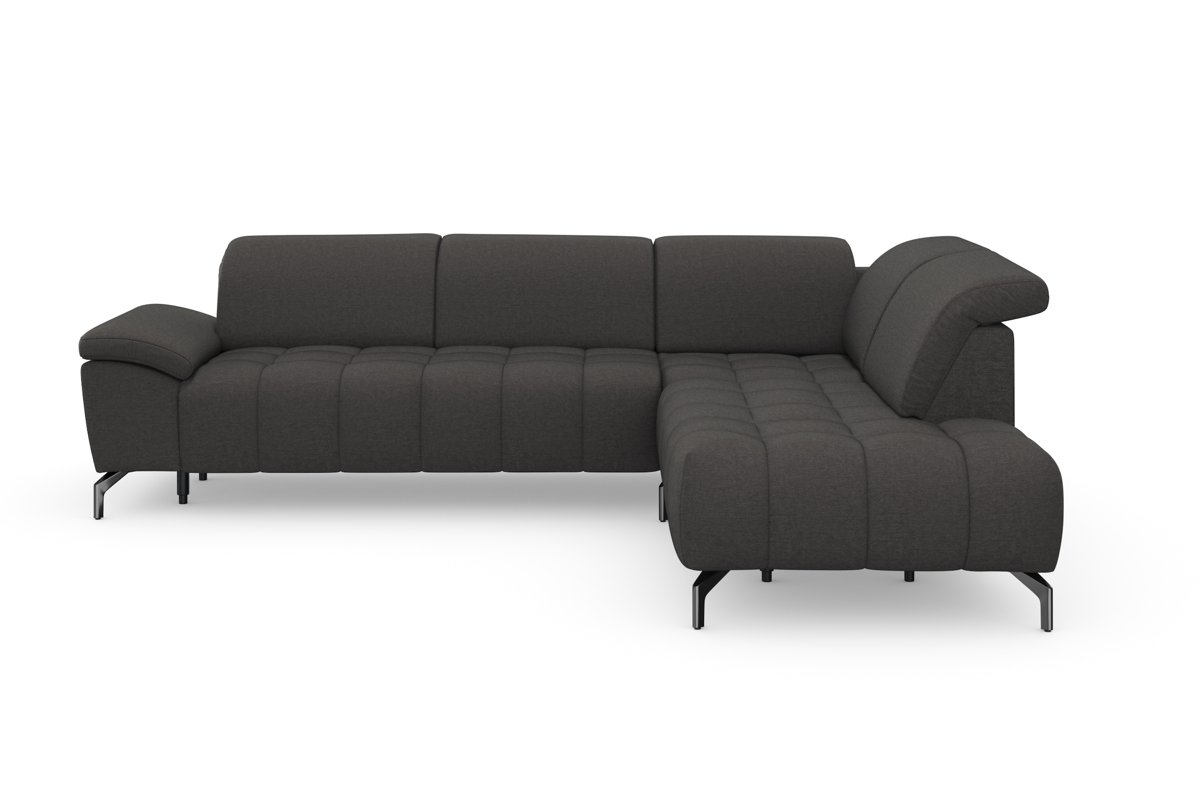 sit&more Ecksofa »Cool L-Form«, wahlweise mit Kopfteilverstellung und Vorzi günstig online kaufen