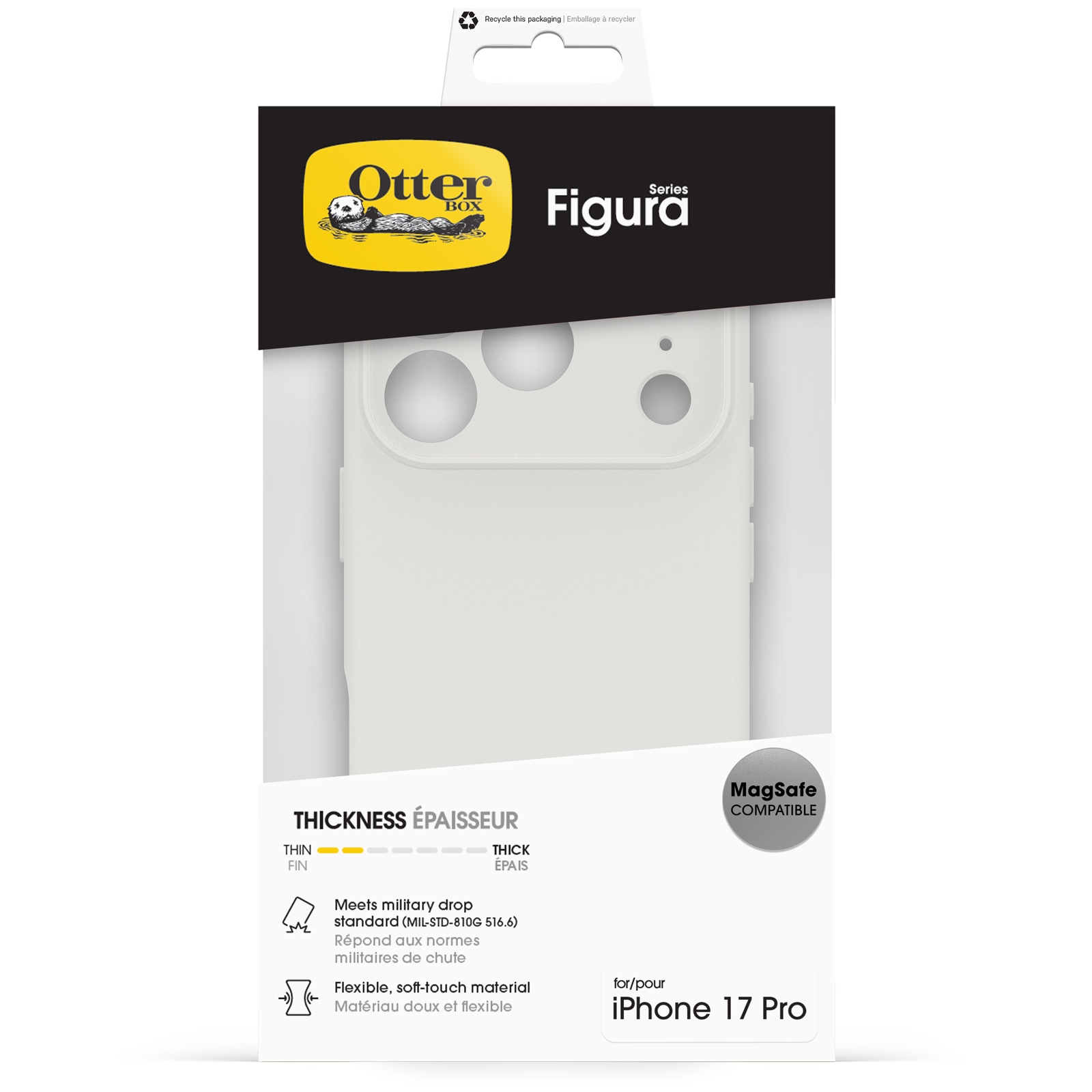 Otterbox Handyhülle »Figura für Apple iPhone 17 Pro« Apple iPhone 17 Pro Backcover, Schutzhülle, Handyschutzhülle, Case, Schutzcase, stoßfest