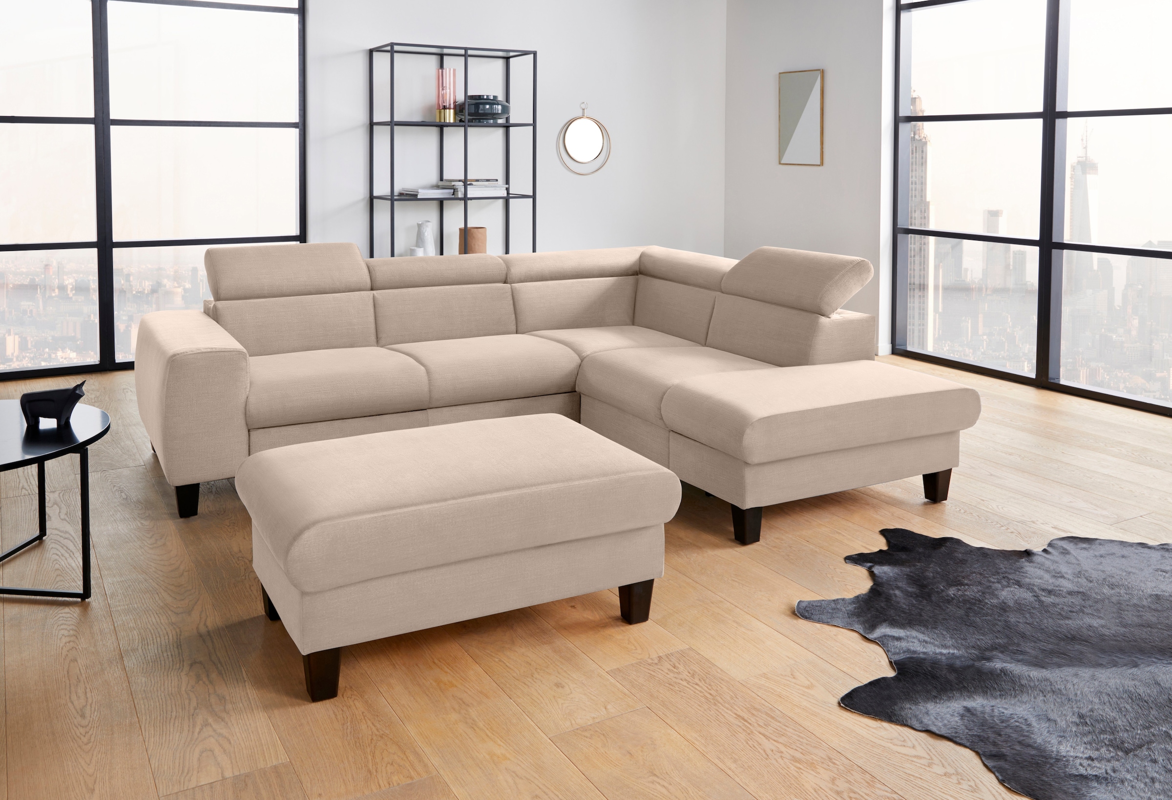 COTTA Polstergarnitur »Morven L-Form«, (Set), Set bestehend aus: Ecksofa mi günstig online kaufen