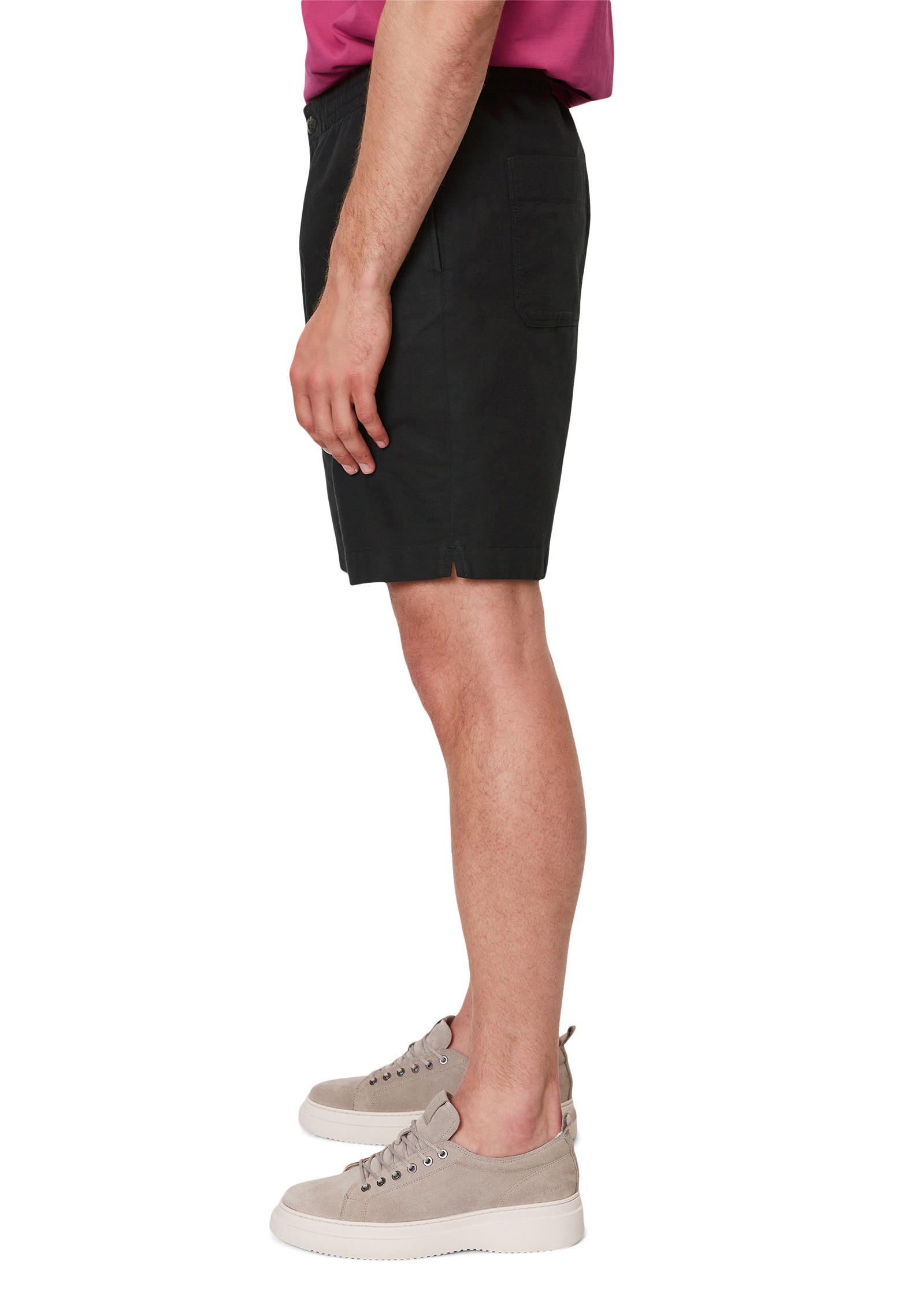 3. Bild von Marc O'Polo Shorts »aus Bio-Baumwolle und Leinen«