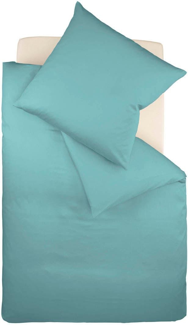 fleuresse Bettwäsche »Colours in 135x200, 155x220 oder 200x200 cm« 2 Stk. Bettwäsche aus 100% Baumwolle, uni, mit Reißverschluss
