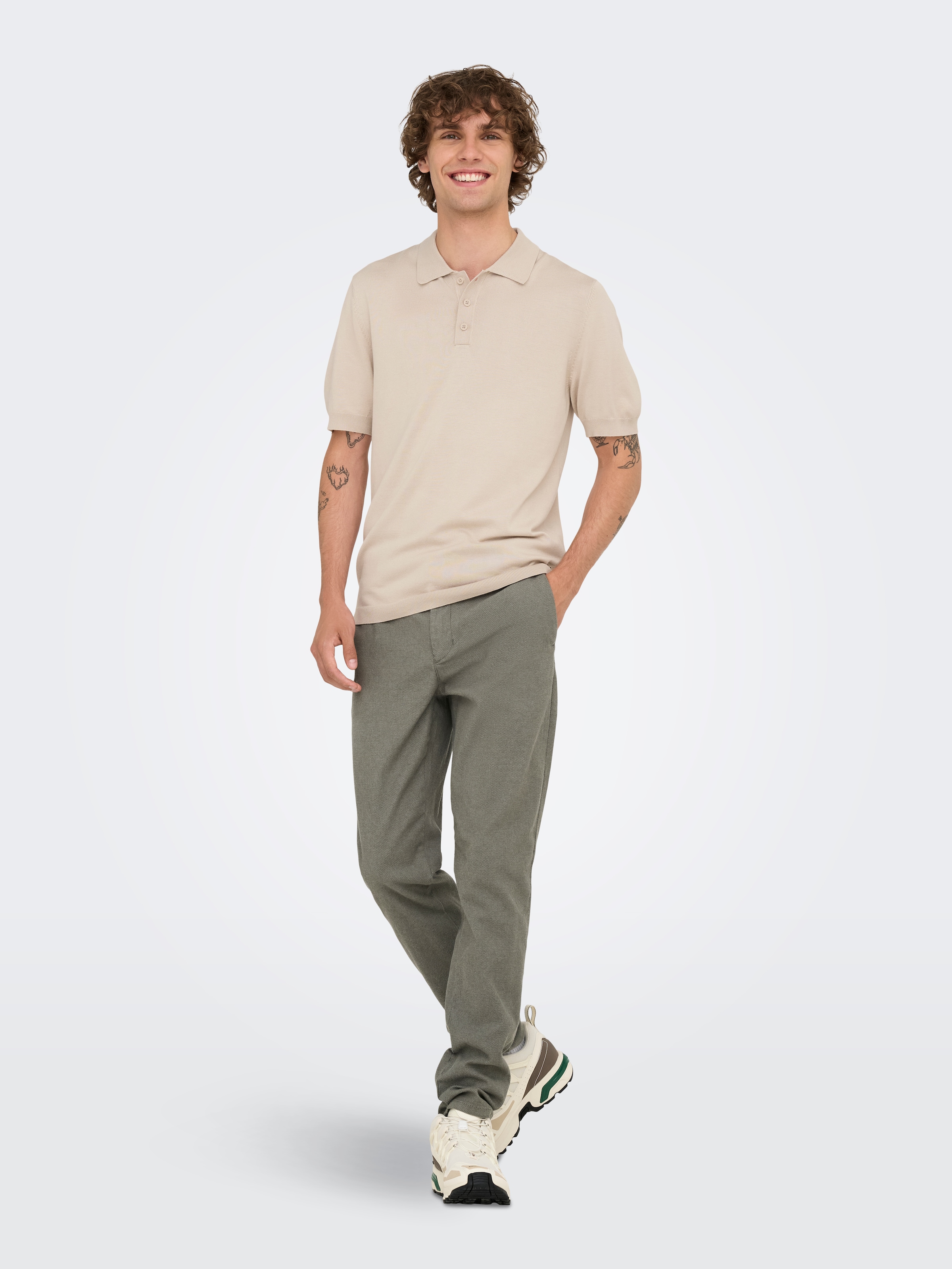 ONLY & SONS Poloshirt »ONSWYLER LIFE REG 14 SS POLO KNIT NOOS«