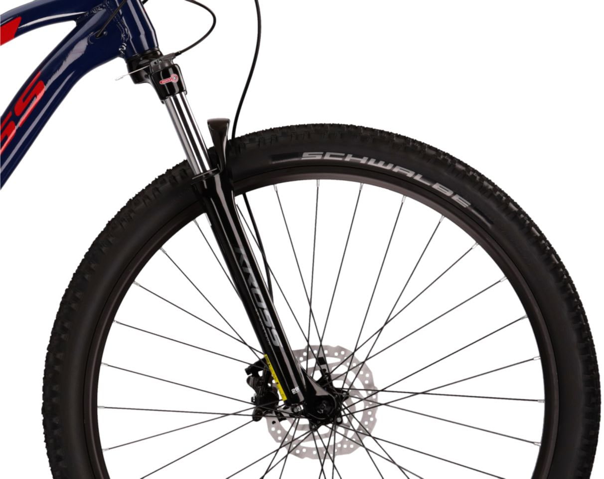 Kross Mountainbike »KROSS MTB Hardtail Level 2.0 29" blau 18 Gänge«, 18 Gang, Shimano, ALIVIO M3100 Schaltwerk, Kettenschaltung