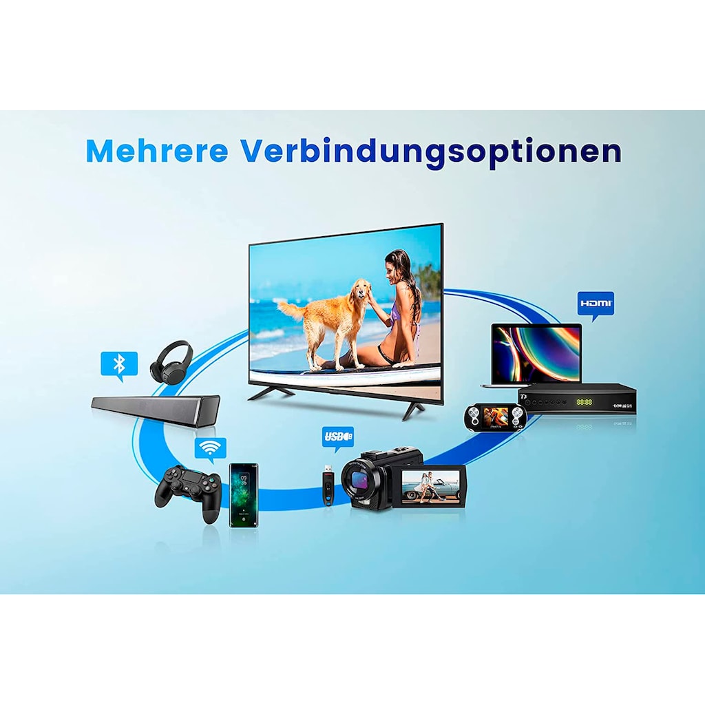 iFFALCON LCD-LED Fernseher »65K610X1«, 165,1 cm/65 Zoll, 4K Ultra HD, Android TV-Smart-TV