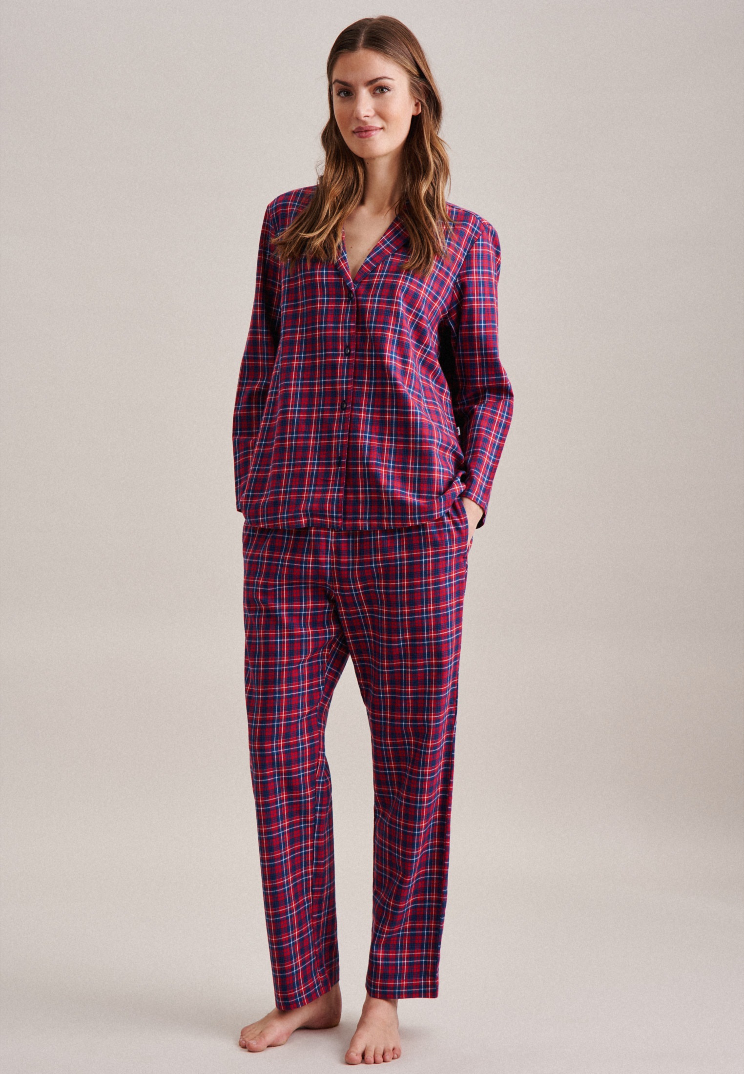 seidensticker Pyjama »Schwarze Rose«