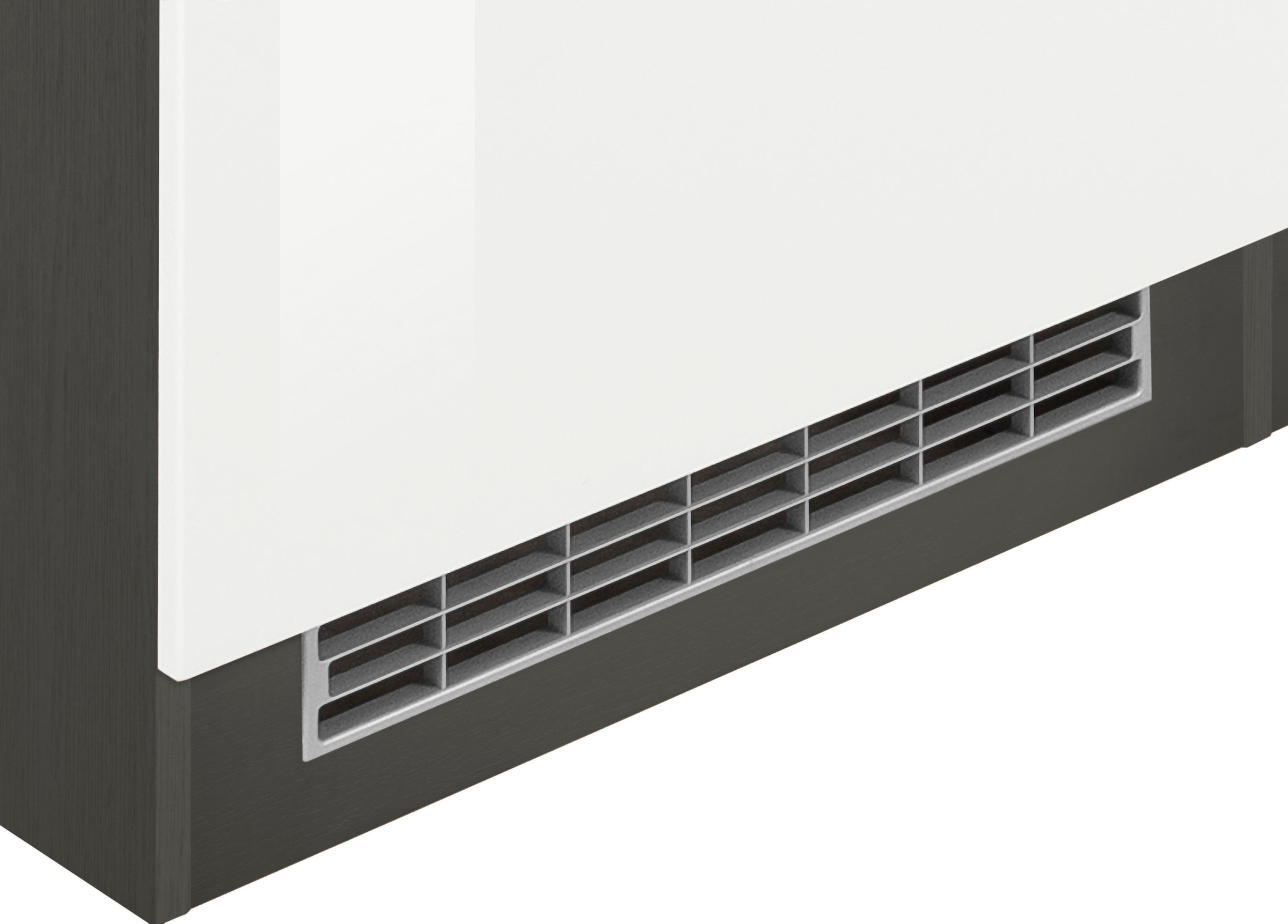 KOCHSTATION Küchenzeile »KS-Brindisi«, Breite 280 cm, wahlweise mit E-Geräten, mit MDF-Fronten und Regal