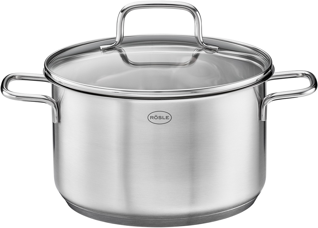 RÖSLE Topf-Set »Basic Line« Edelstahl 18/10 Set, 1 Kochtopf Ø 16/20/24 cm, günstig online kaufen