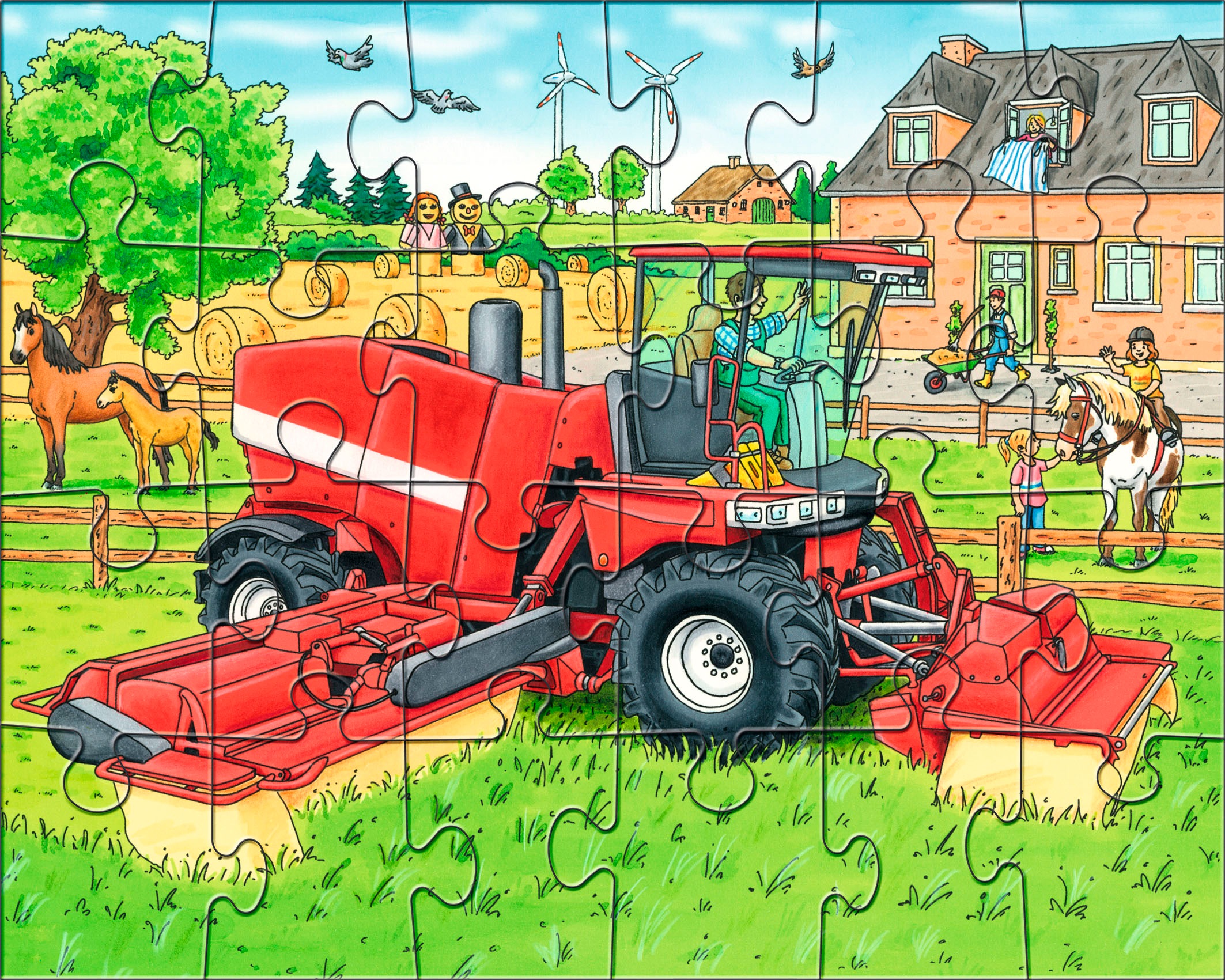 Haba Puzzle »Traktor und Co.«