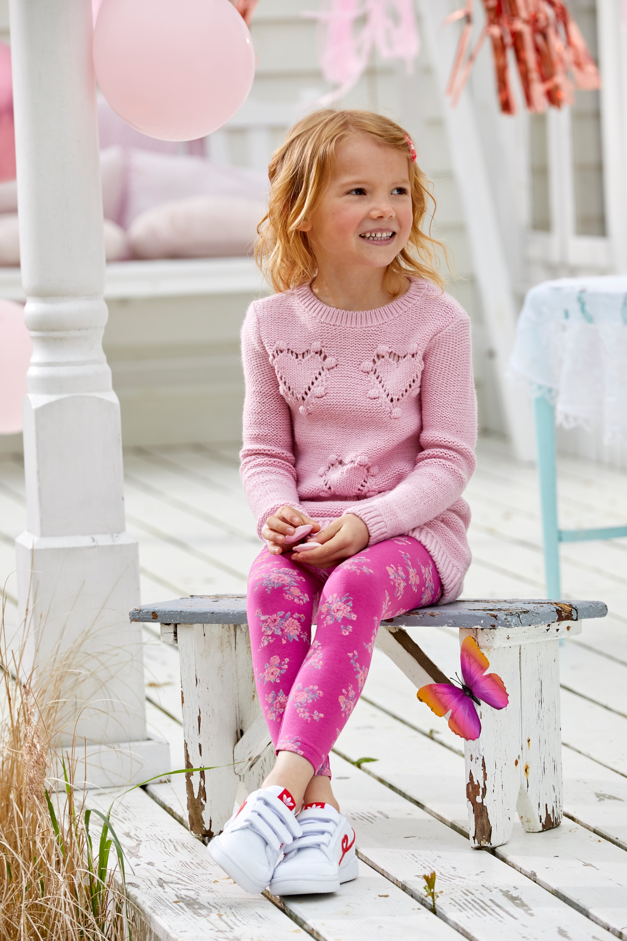 KIDSWORLD Longpullover »für kleine Mädchen«, mit niedlichen Herzen online  bestellen | Sweatshirts