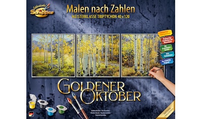 Schipper Bilderrahmen »Malen Germany im Zahlen, Made nach (Set), 80x50 Online-Shop in Triptychon goldfarben«, cm, kaufen