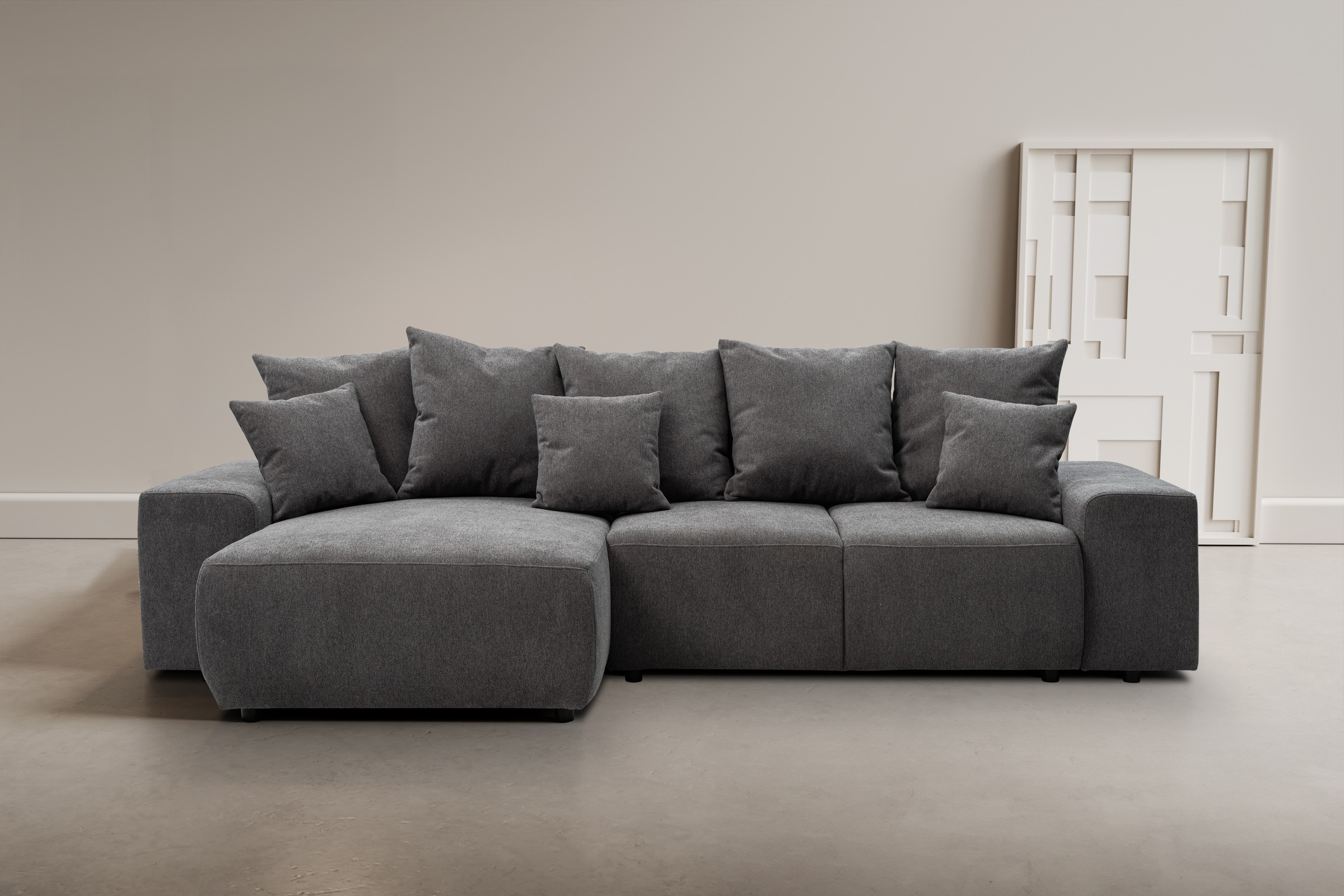 WERK2 Ecksofa »Riwa, modernes Sofa zum Kuscheln und Entspannen, Breite 300c günstig online kaufen