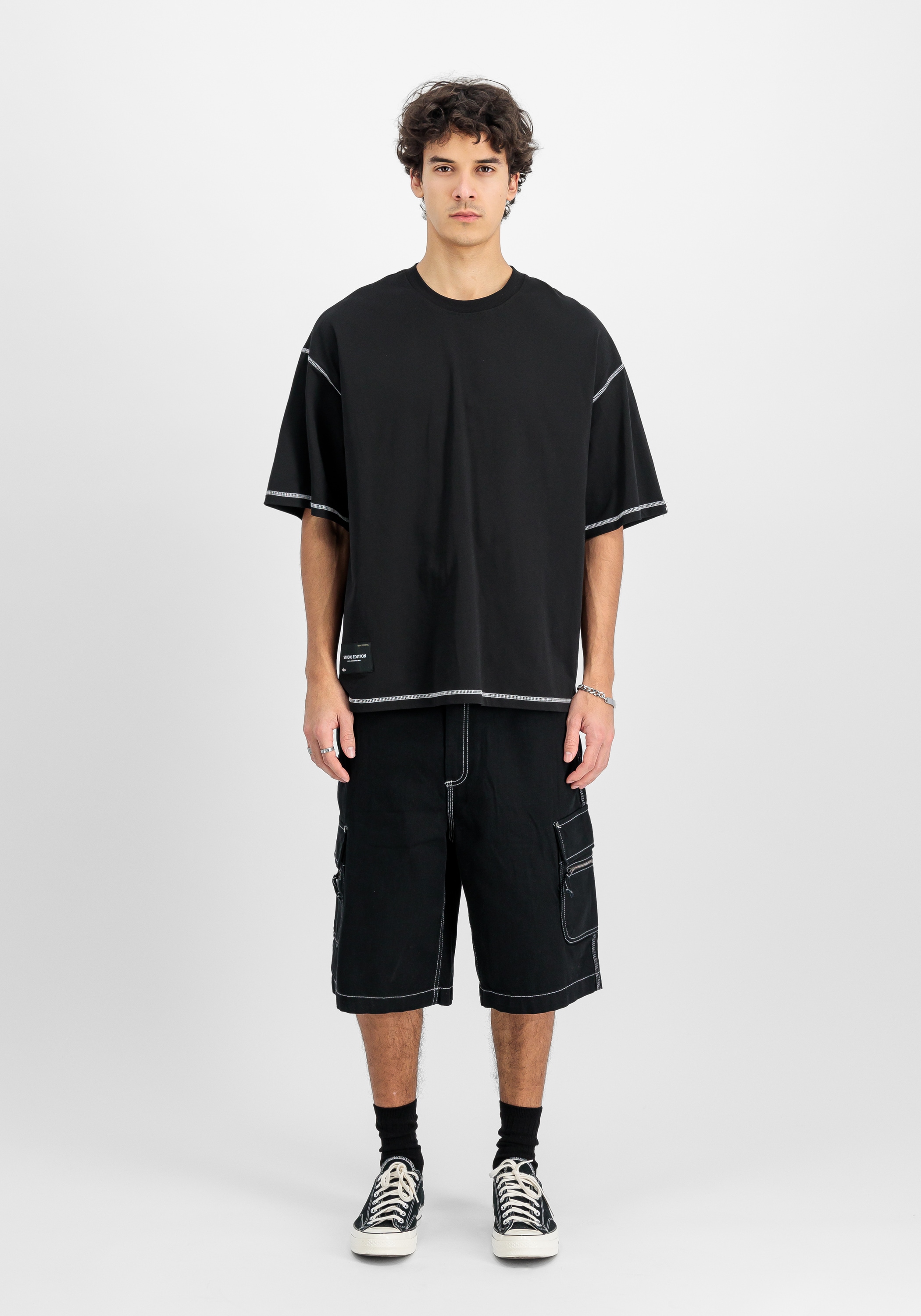 Alpha Industries T-Shirt »Alpha Industries Men - T-Shirts Studio Bubble Backprint T-Shirt«