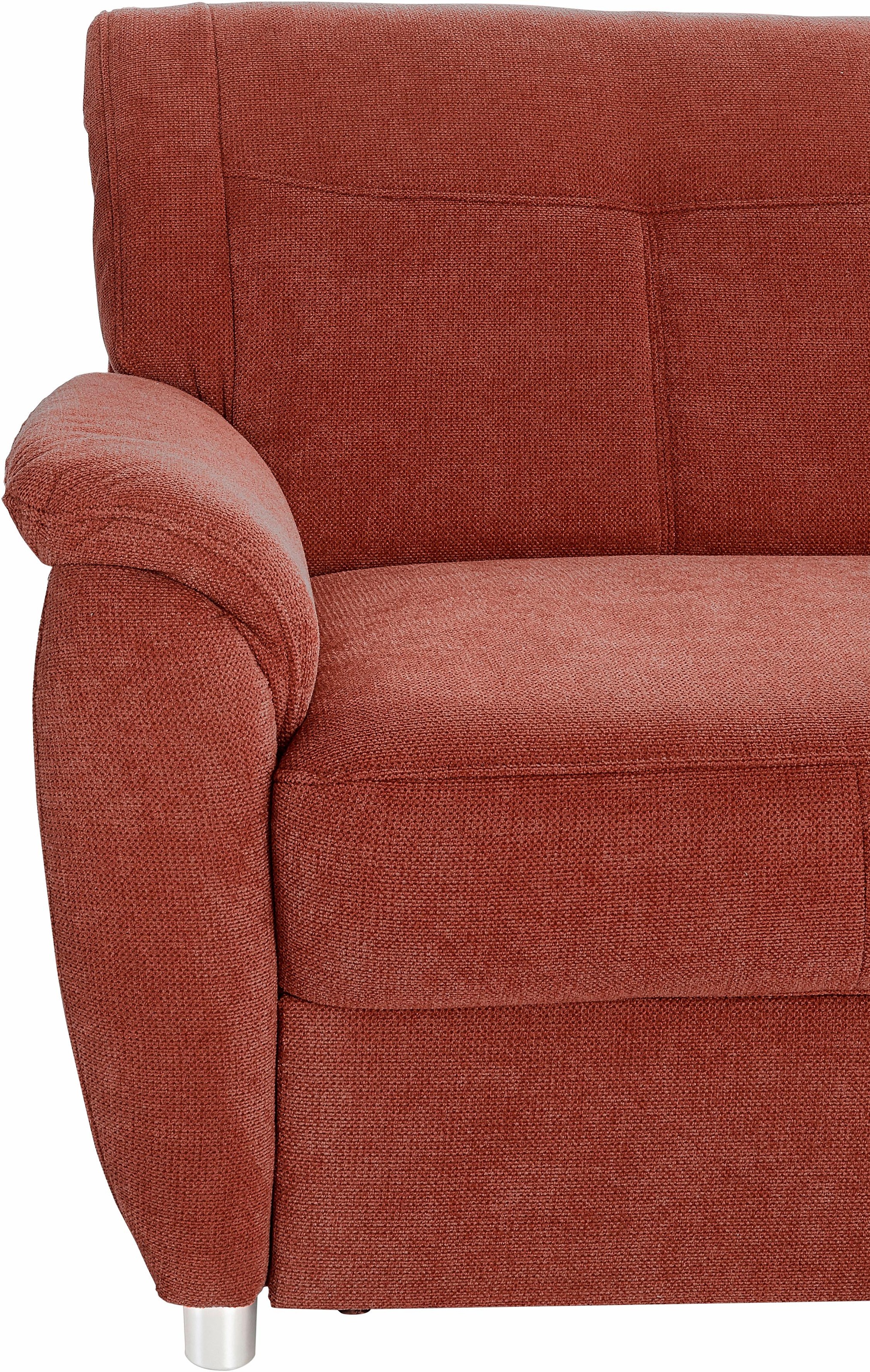 sit&more Ecksofa »Sonoma L-Form«, wahlweise mit Bettfunktion und Bettkasten