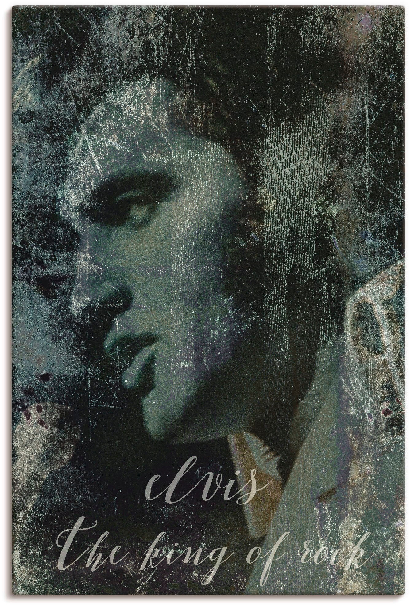 Artland Wandbild »Elvis the King« Musiker 1 Stk. tlg. als Alubild, Outdoorb günstig online kaufen