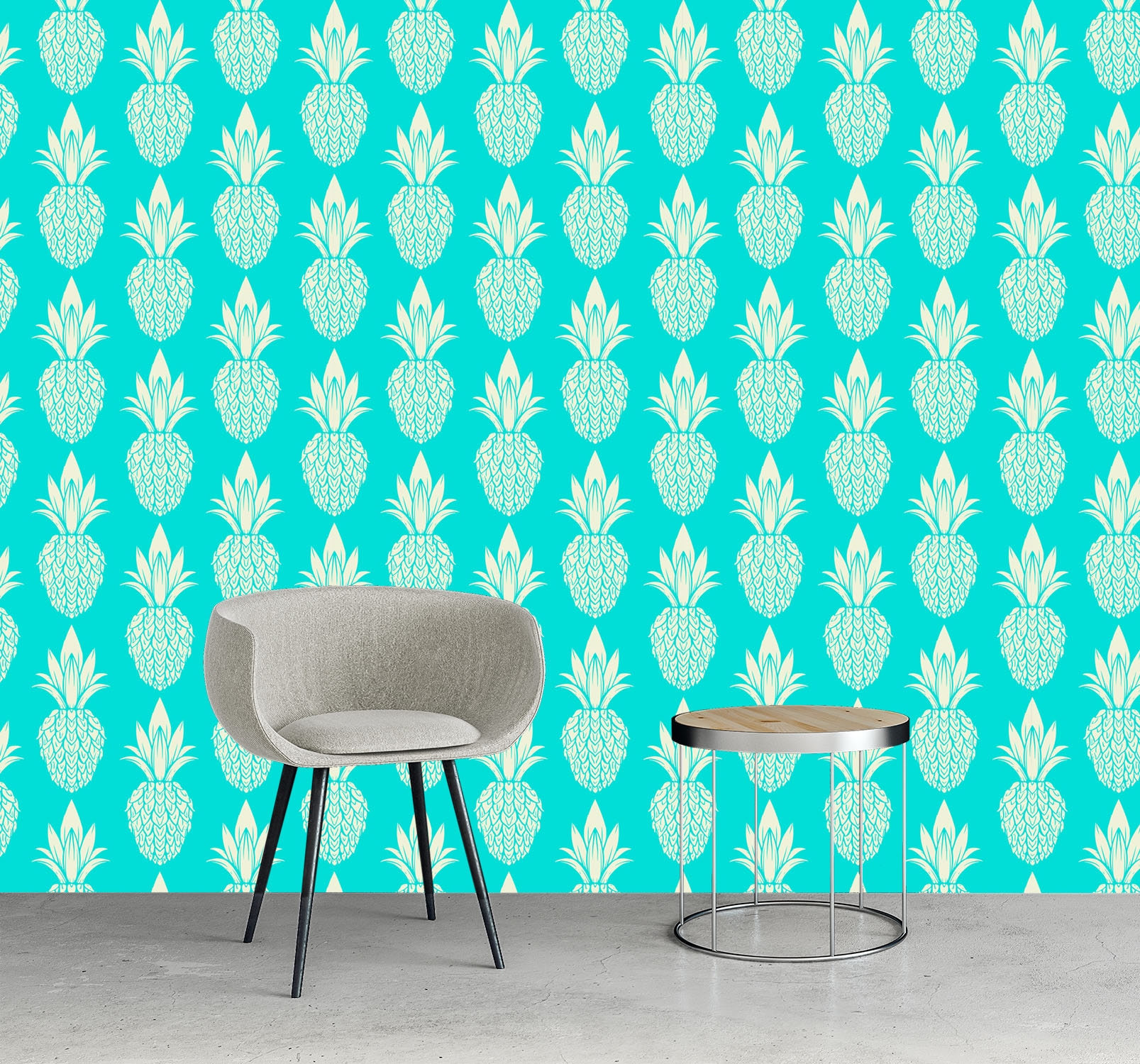 queence Vinyltapete »Denali« bedruckt | tropisch glatt 90x250cm, selbstklebend, kinderleichte Anbringung, , Sticker