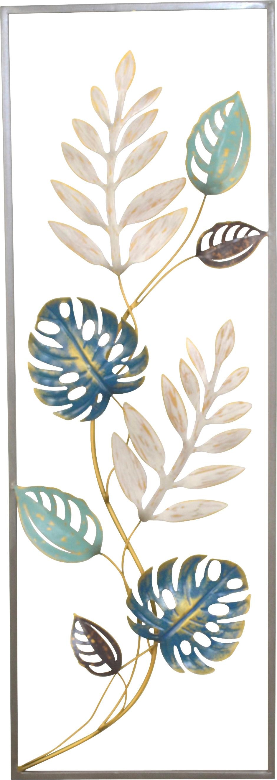 HOFMANN LIVING AND MORE Wanddekoobjekt unterschiedlich große Blätter, mit M günstig online kaufen