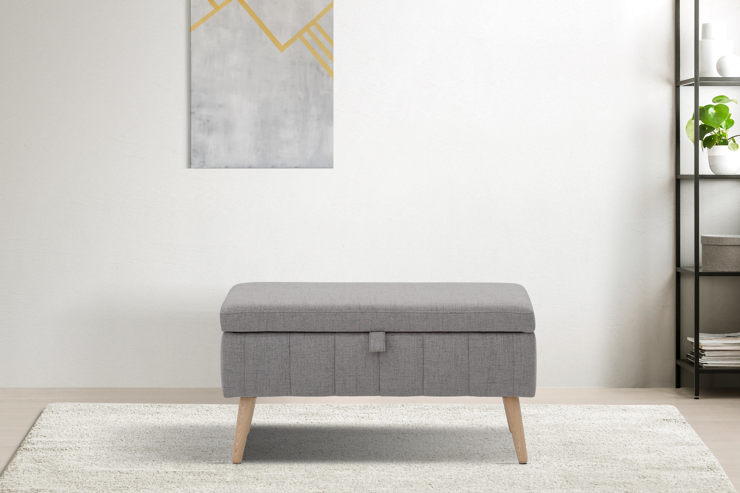 OTTO home Truhenbank AMIRA Sitzbank mit Stauraum, Maße B/T/H: 81/36/43 cm, günstig online kaufen