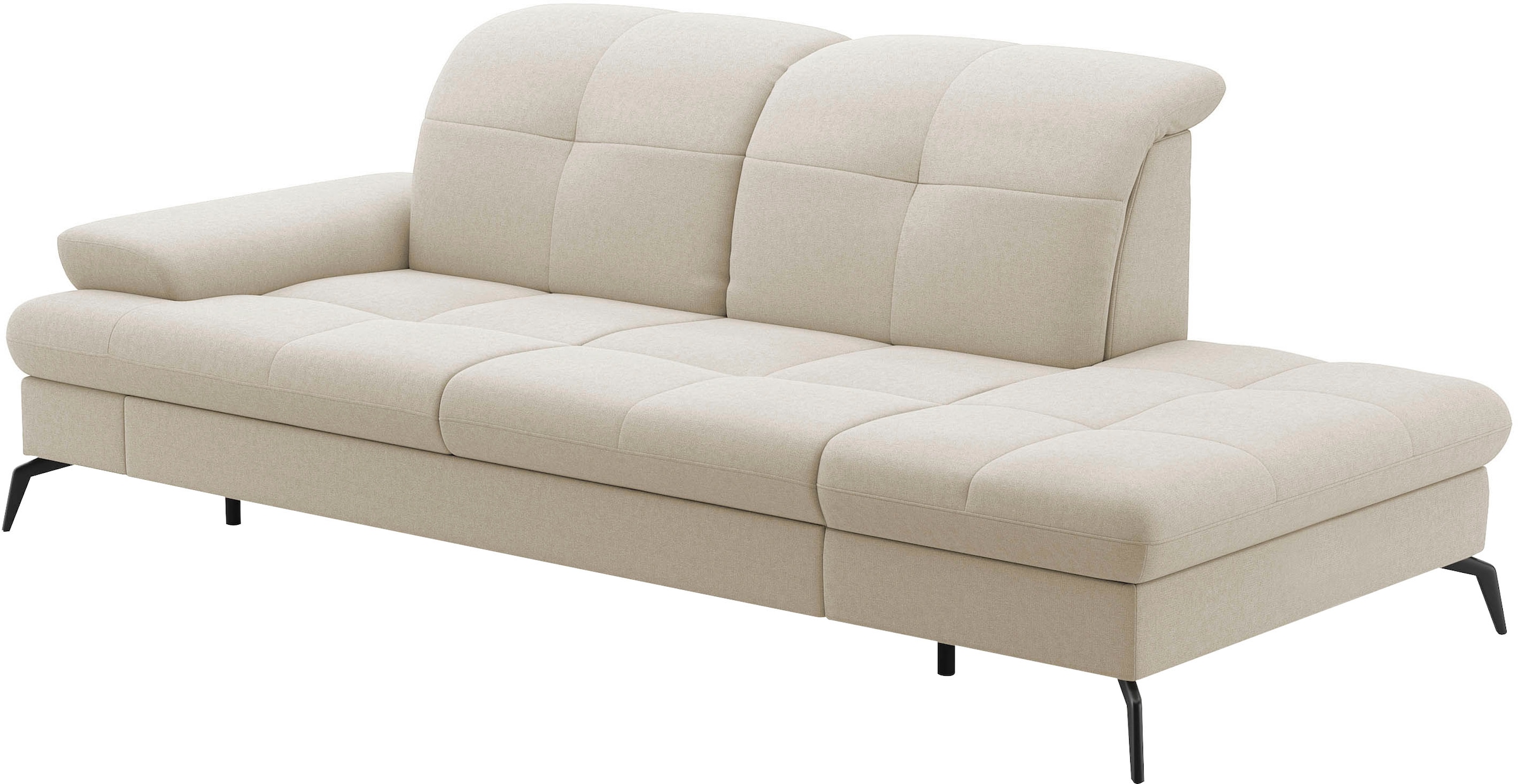 sit&more Recamiere »Amica, inkl. Sitztiefenverstellung und Armteilverstellung« wahlweise mit Kopfteilverstellung und Stauraum