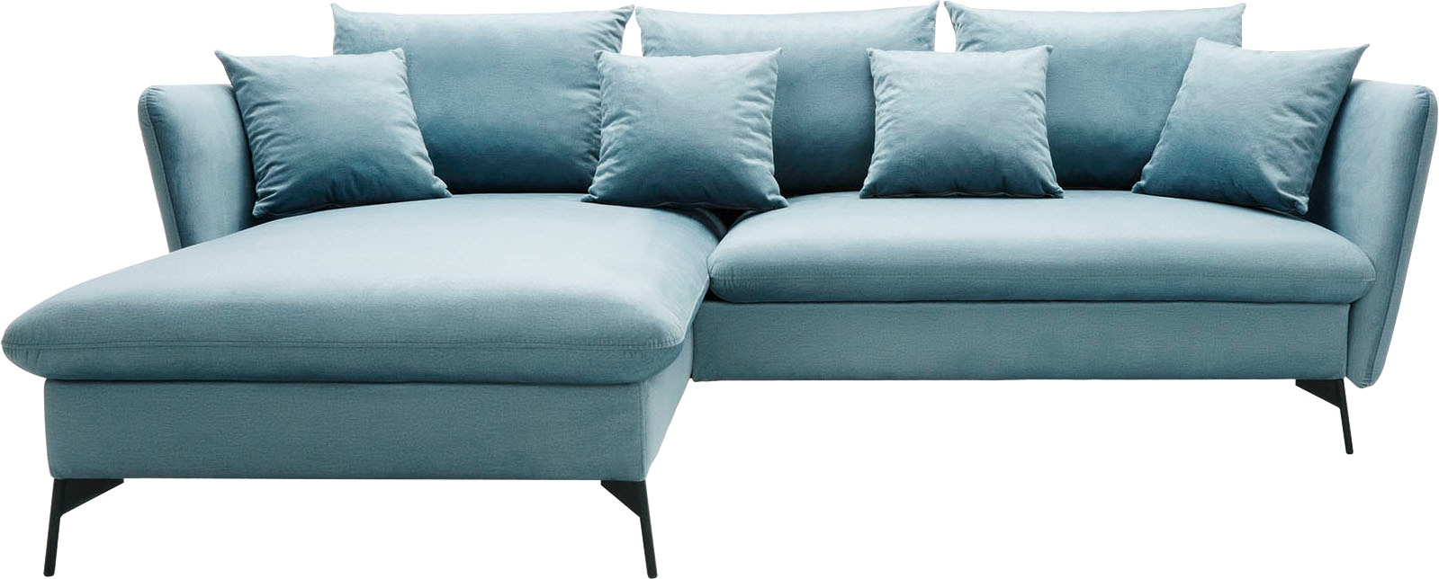 andas Ecksofa »LIVORNO,258 cm, L-Form,« Schlaffunktion u. Bettkasten (139/2 günstig online kaufen