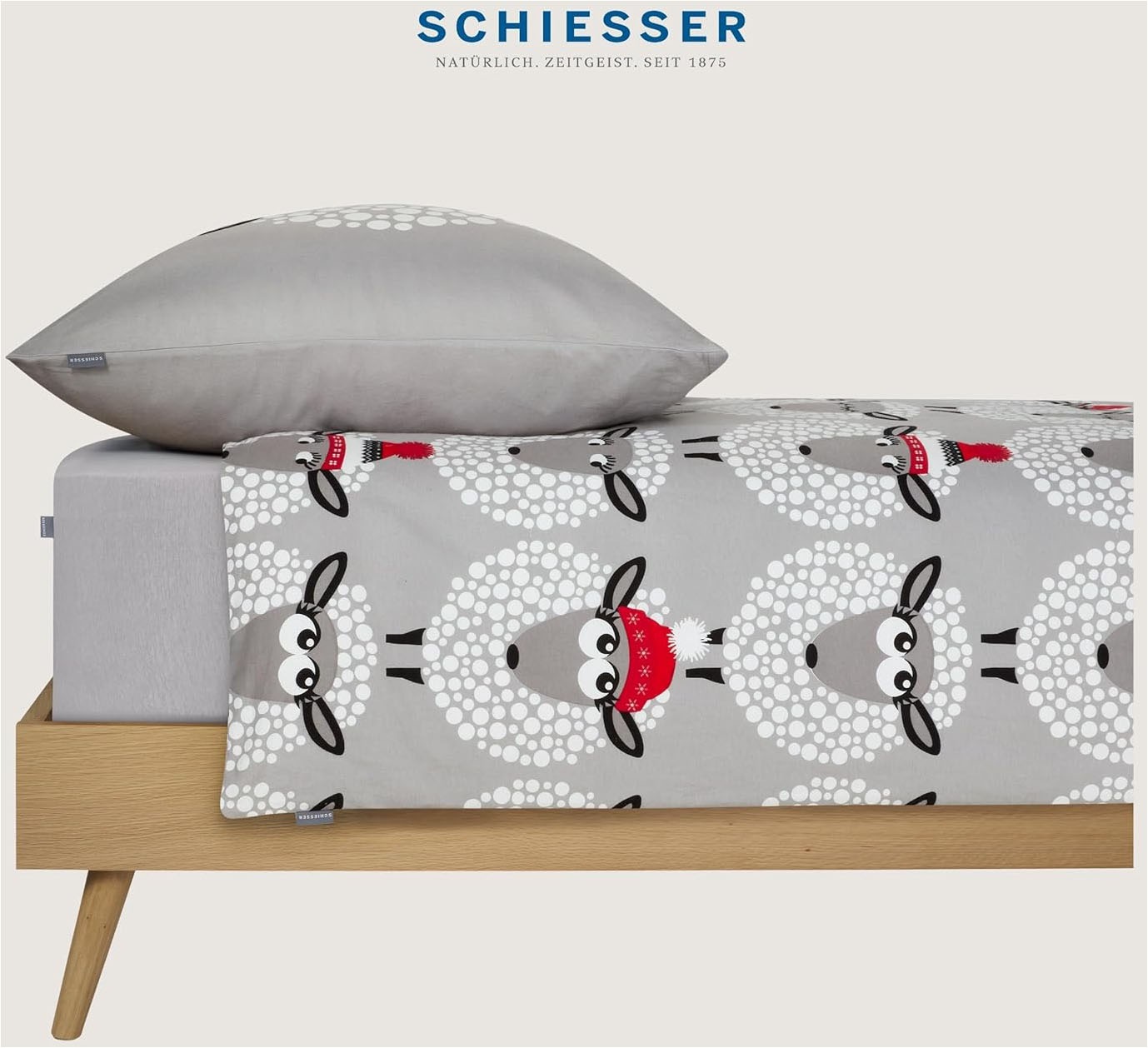 Schiesser Bettwäsche »Sippa aus weicher Baumwolle lädt zum Schäfchenzählen günstig online kaufen
