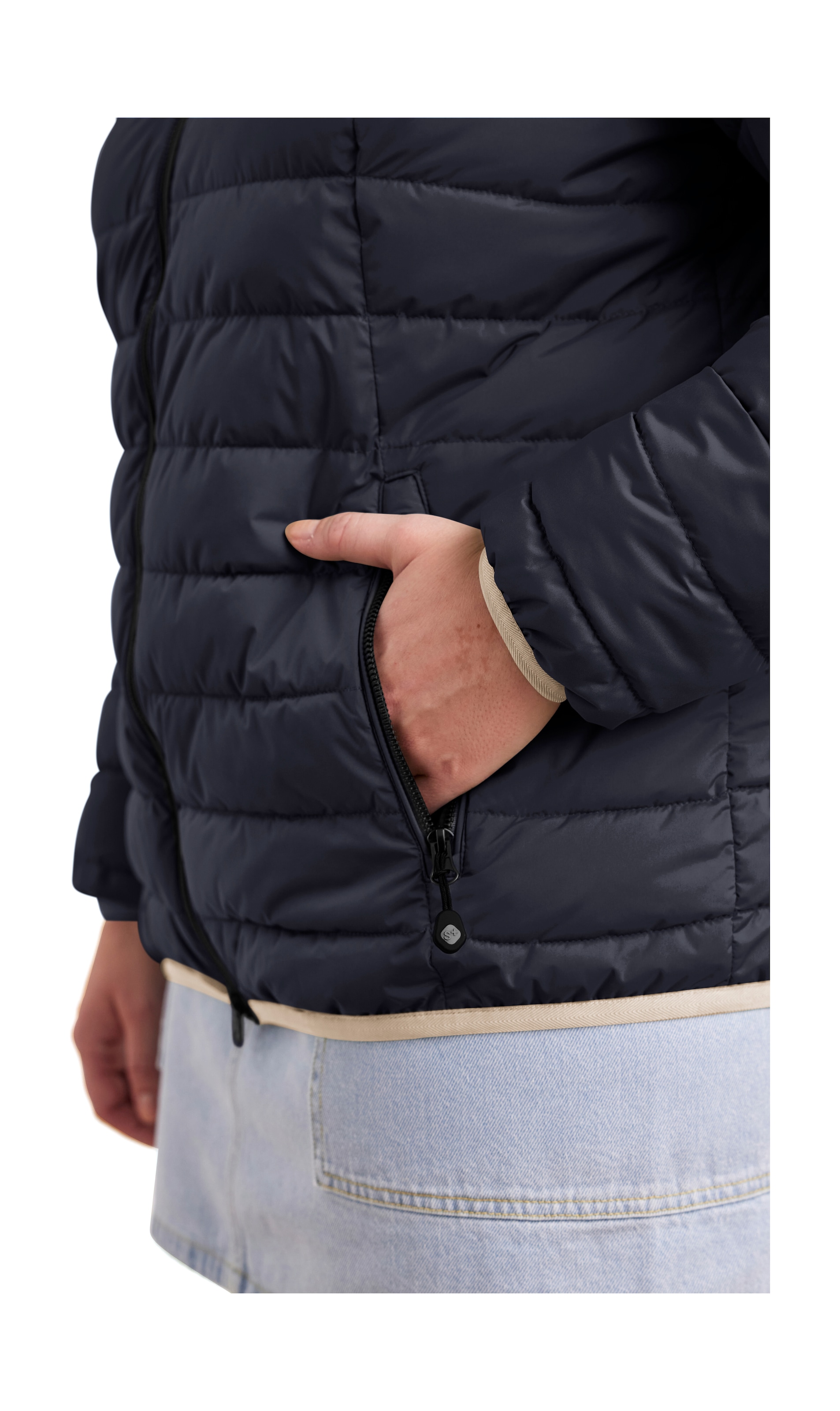 STOY Steppjacke »STS 3 WMN QLTD JCKT«, atmungsaktive, wasserabweisende Damen Steppjacke in großen Größen