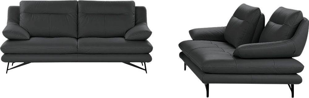 CALIA ITALIA 2-Sitzer »Cezanne, italienisches Design trifft erstklassigen Sitzkomfort, Leder«, Edles Designsofa in besonders langlebigen & pflegeleichten Lederarten